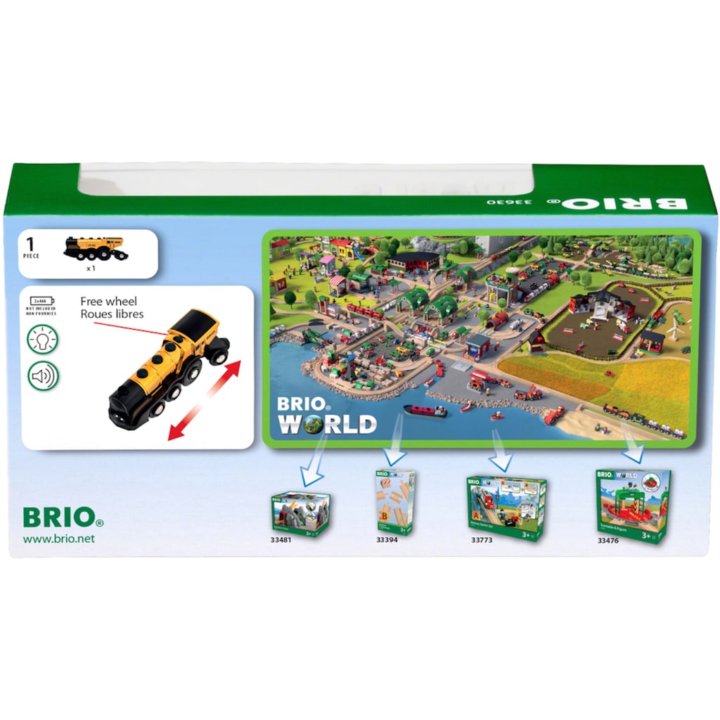 BRIO® Spielzeug-Zug »Goldene Batterielok«