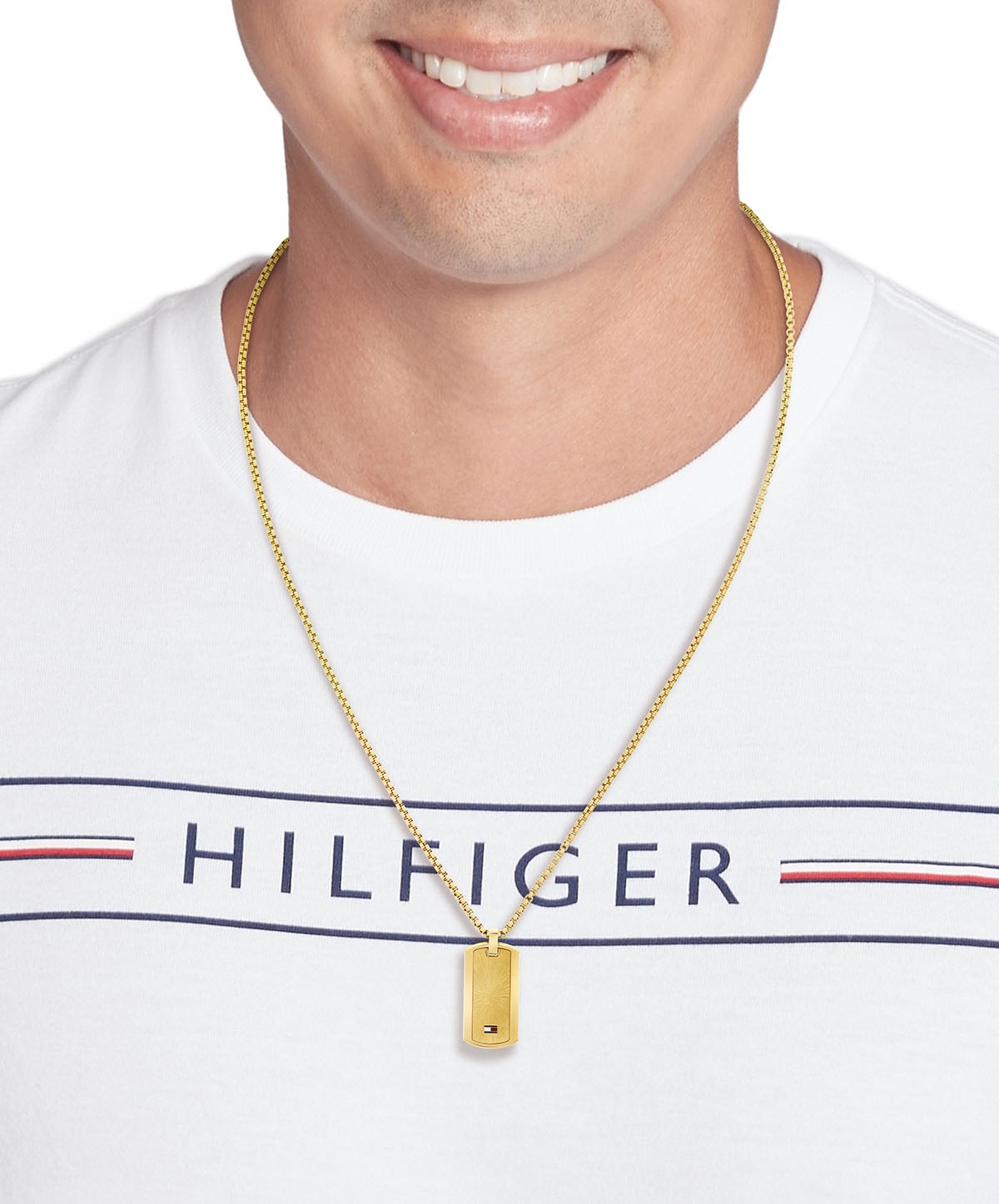 Tommy Hilfiger Kette mit Anhänger »JAMESON, 2790627, 2790628, 2790629«, mit Emaille