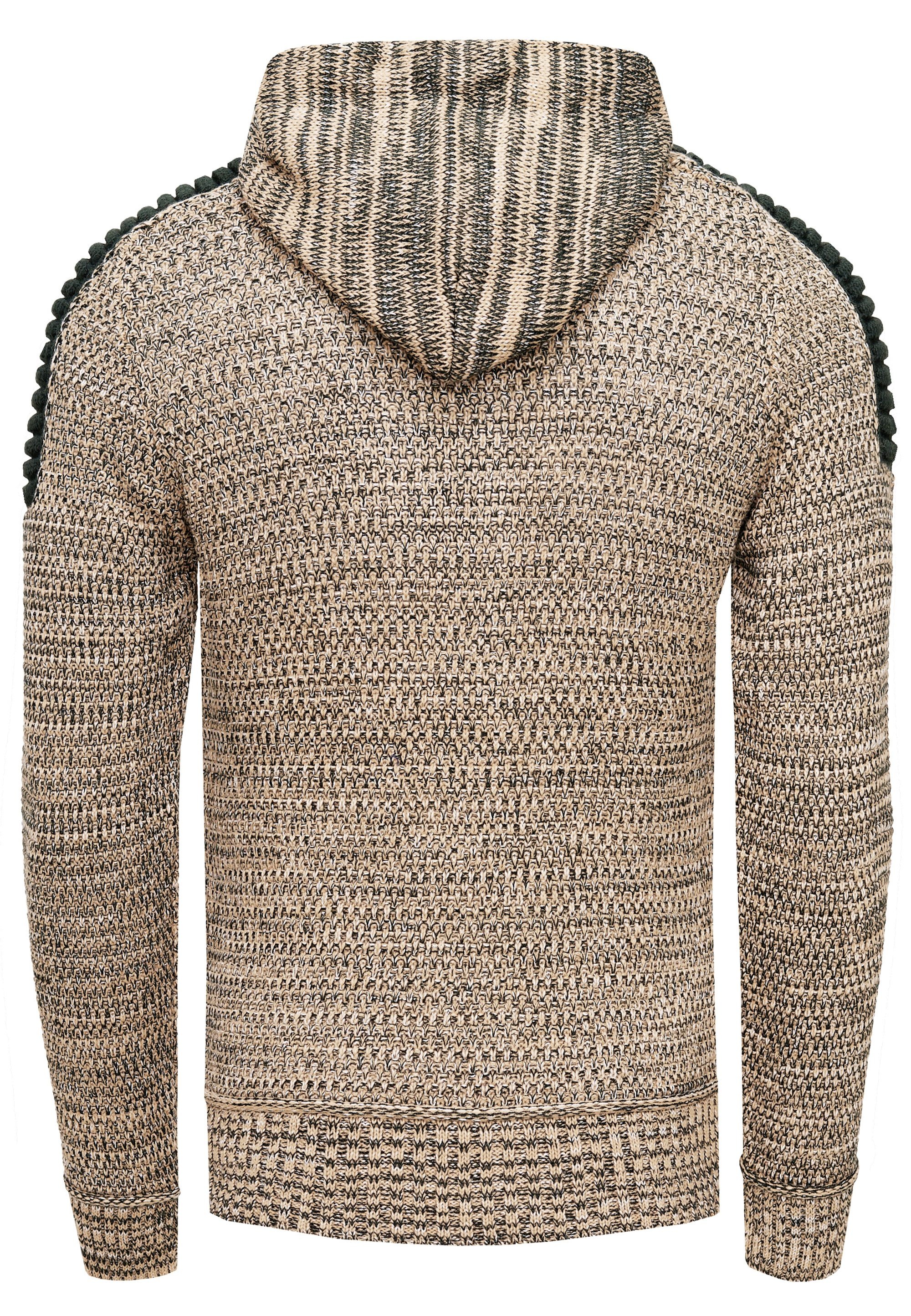 Rusty Neal Kapuzensweatshirt "Knitwear", mit praktischem Reißverschluss günstig online kaufen