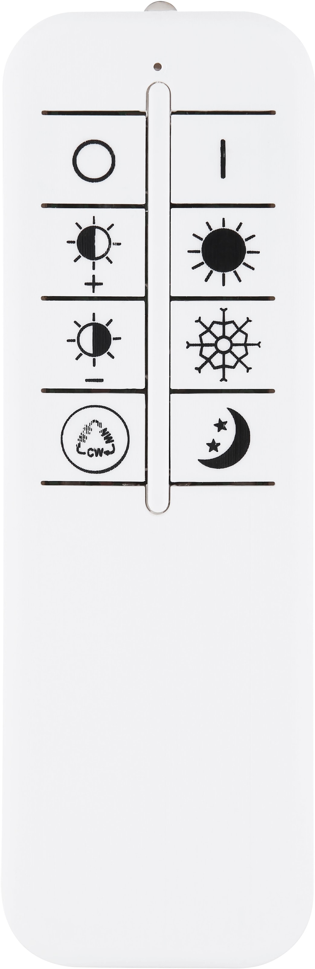 GLOBO LIGHTING Deckenleuchte »MANNI« LED-Modul 1 Stk. Deckenleuchte schwarz/bronze, LED dimmbar, Fernbedienung