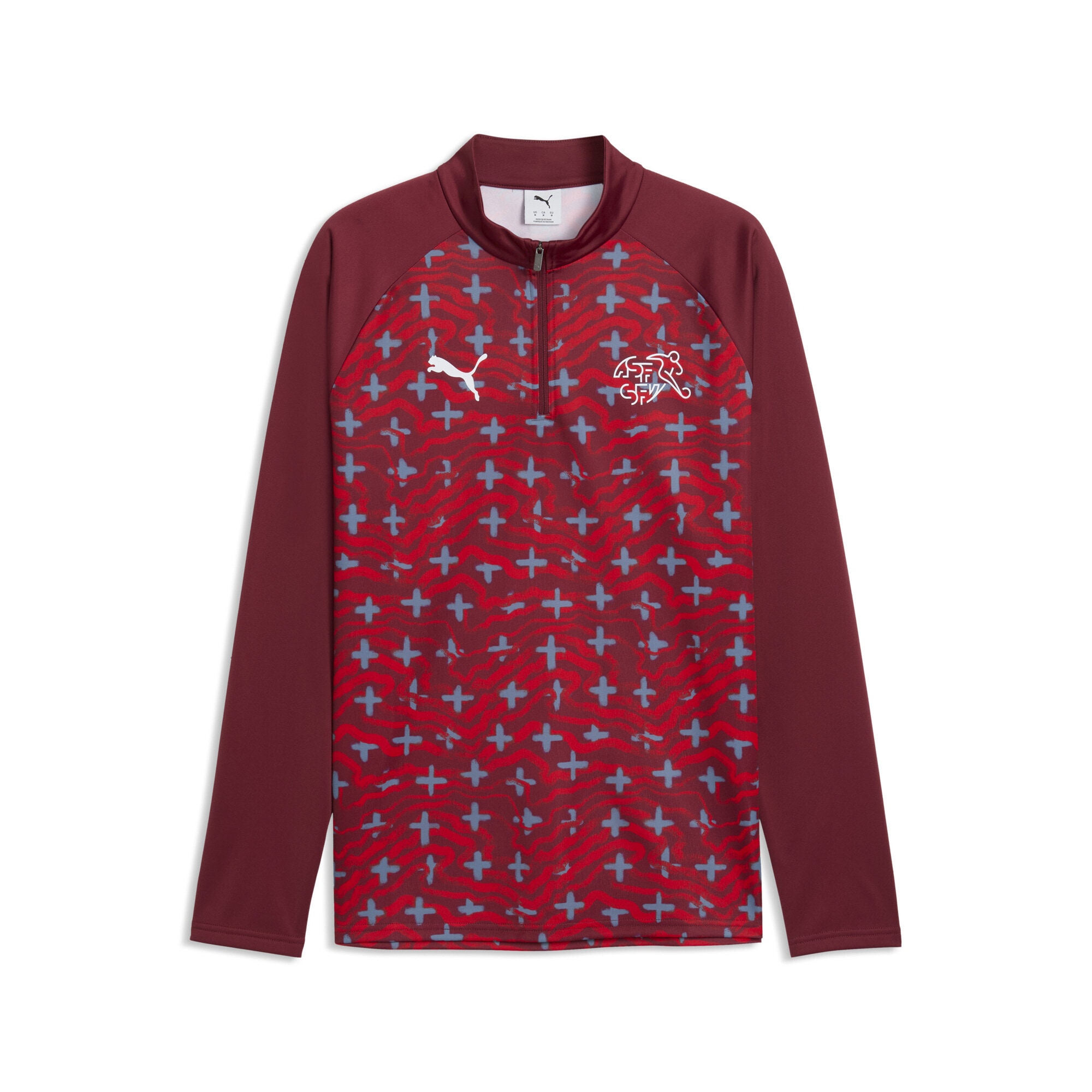 PUMA "Schweiz Slim Fit Aufwärmoberteil Herren"