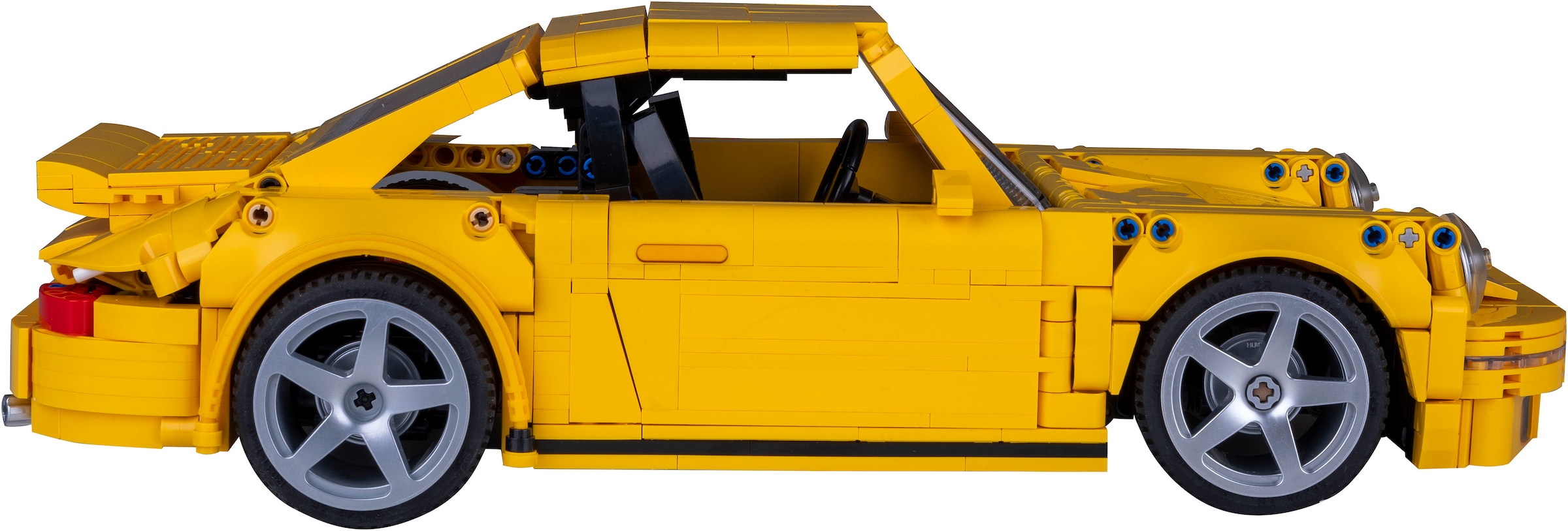 Jamara Konstruktions-Spielset »CaDA, RUF CTR 2017 Yellowbird 1:12 gelb Bricks«, (1515 St.)