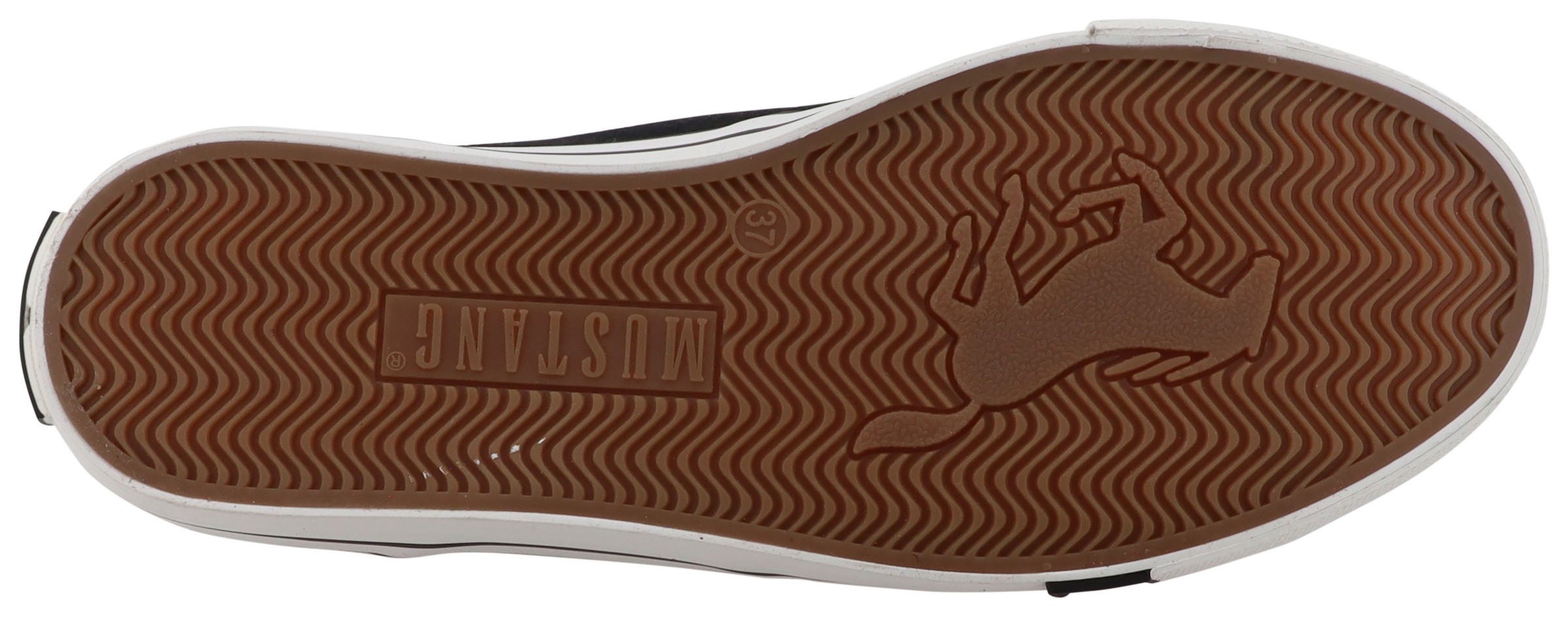 Thumbnail - Mustang Shoes Slip-On Sneaker "Winona" Freizeitschuh, Slipper, Halbschuh mit Logo-Aufnähern