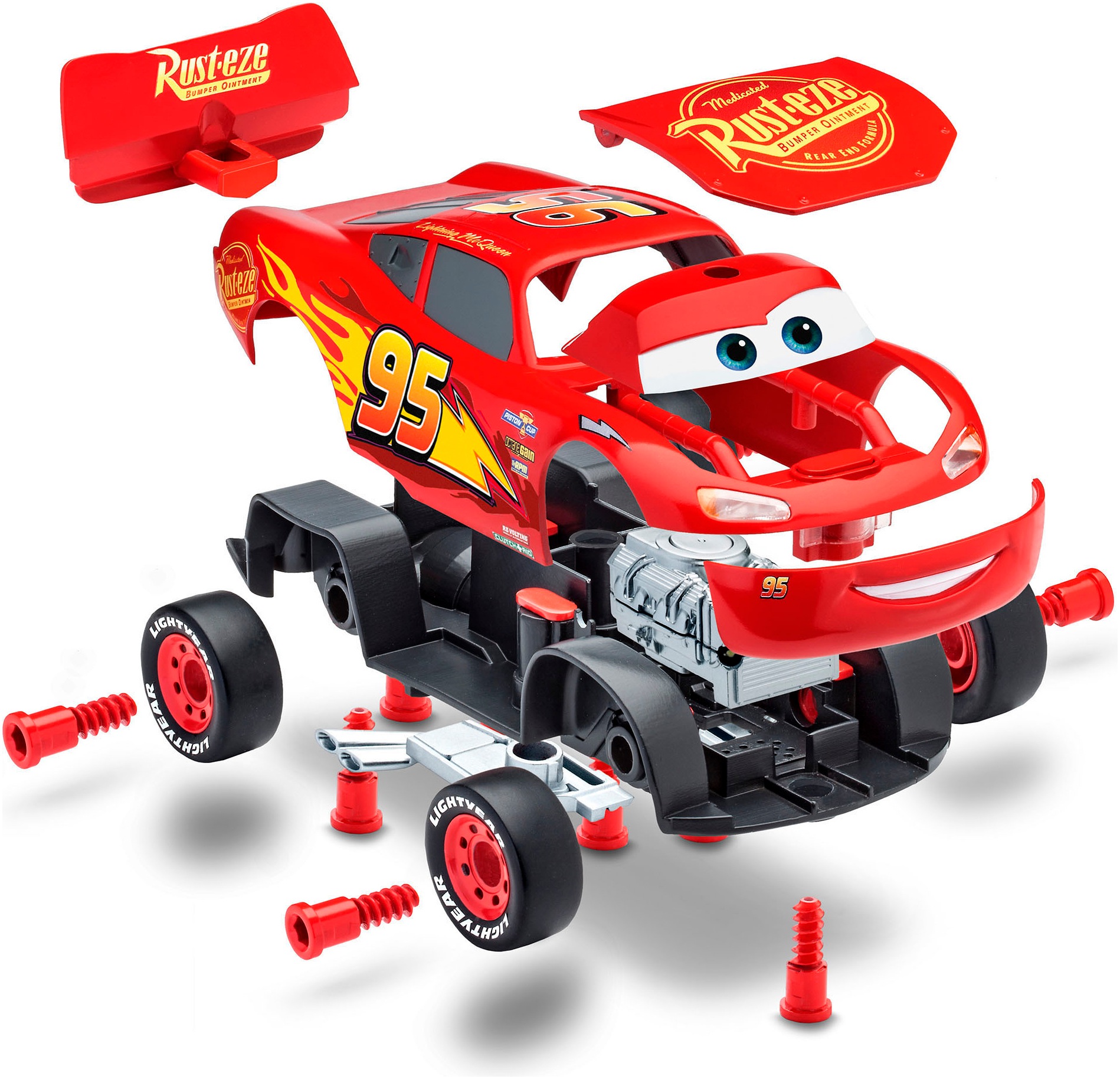 Revell® Modellbausatz »Build&Play, Lightning McQueen Disney Pixar CARS«, mit Licht & Sound