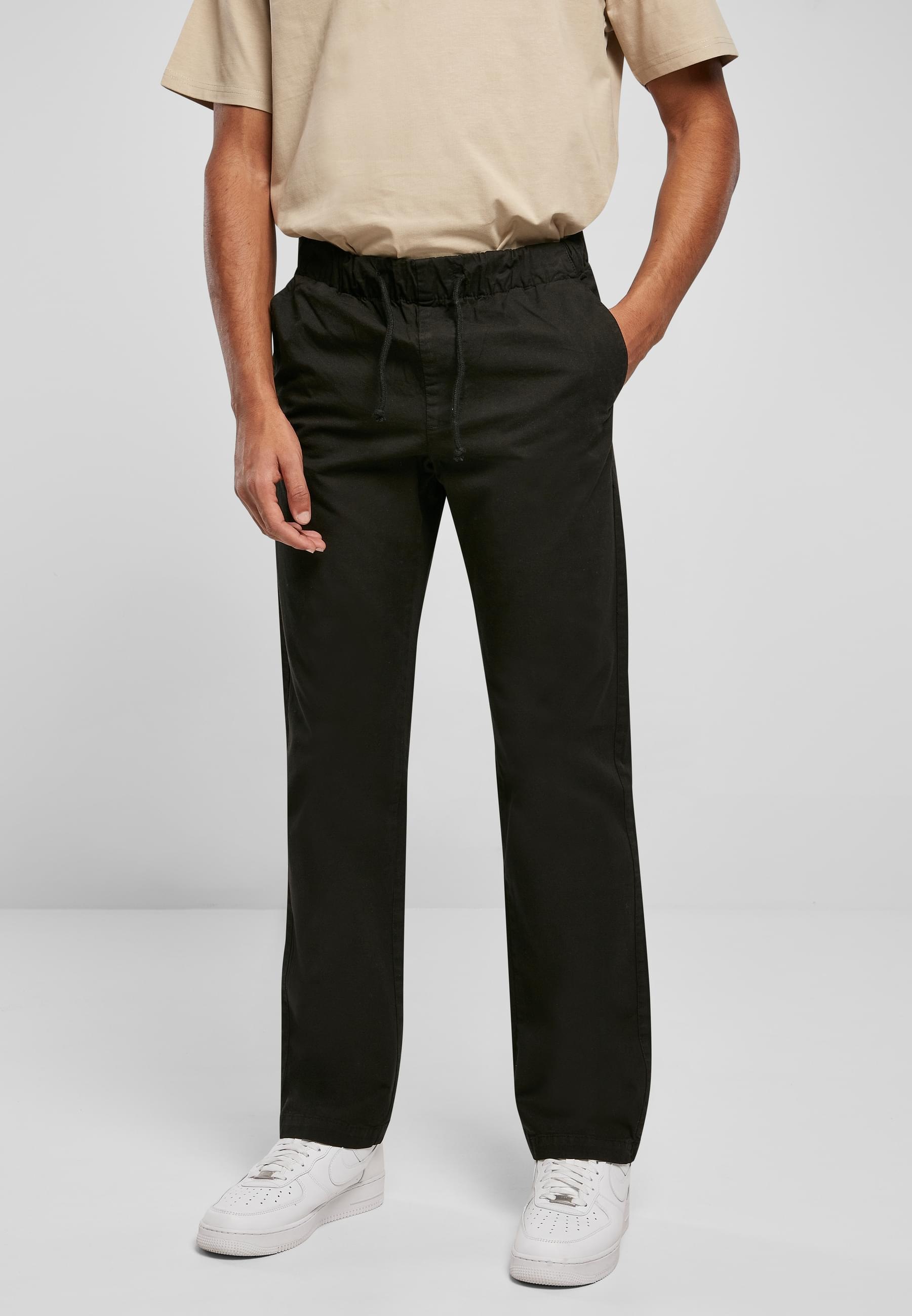URBAN CLASSICS Stoffhose »Urban Classics Herren Straight Slit Trouser«, (1 tlg.)