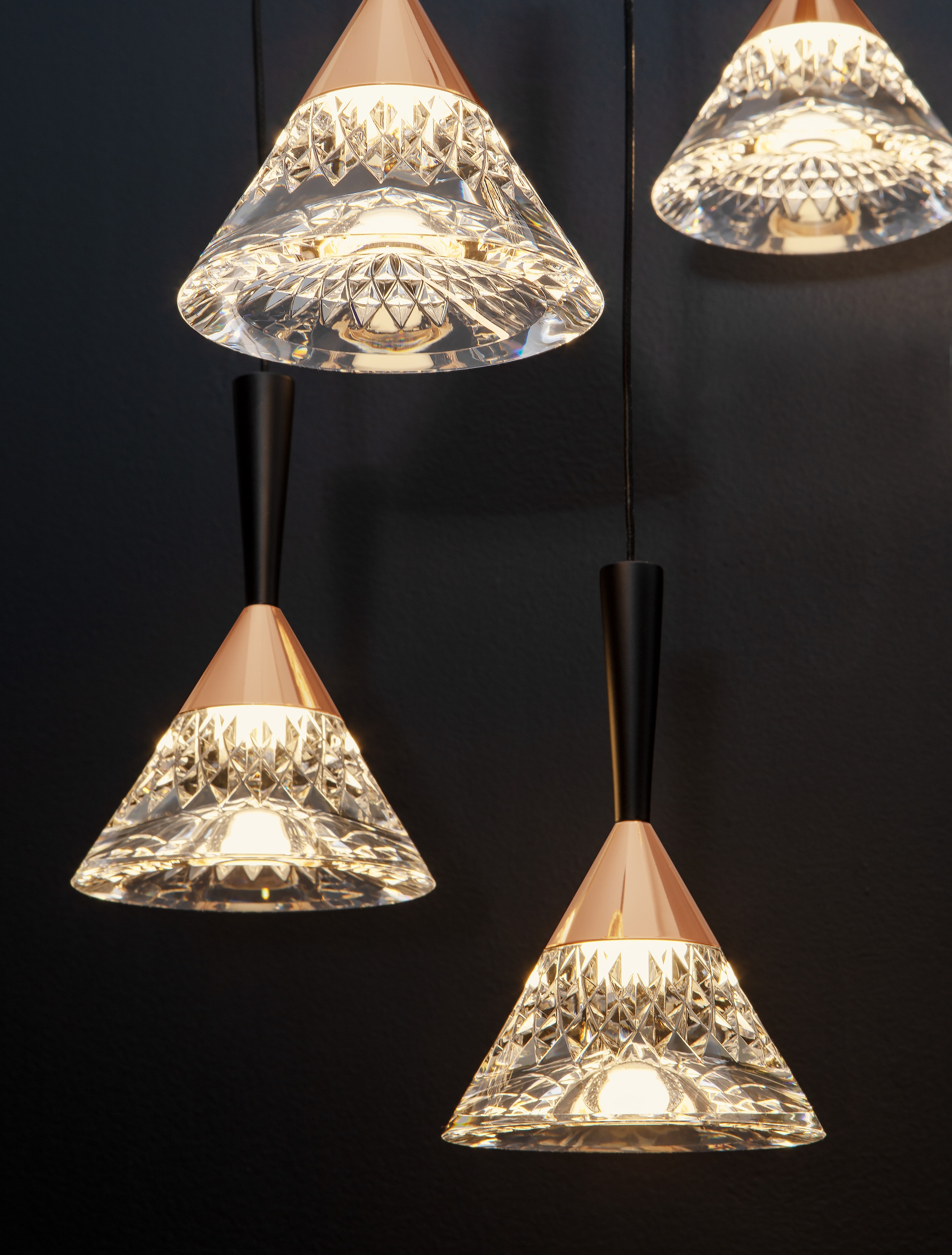 Nova Luce Pendelleuchte »PALUZ«, 5 flammig, Leuchtmittel LED-Modul | LED fest integriert