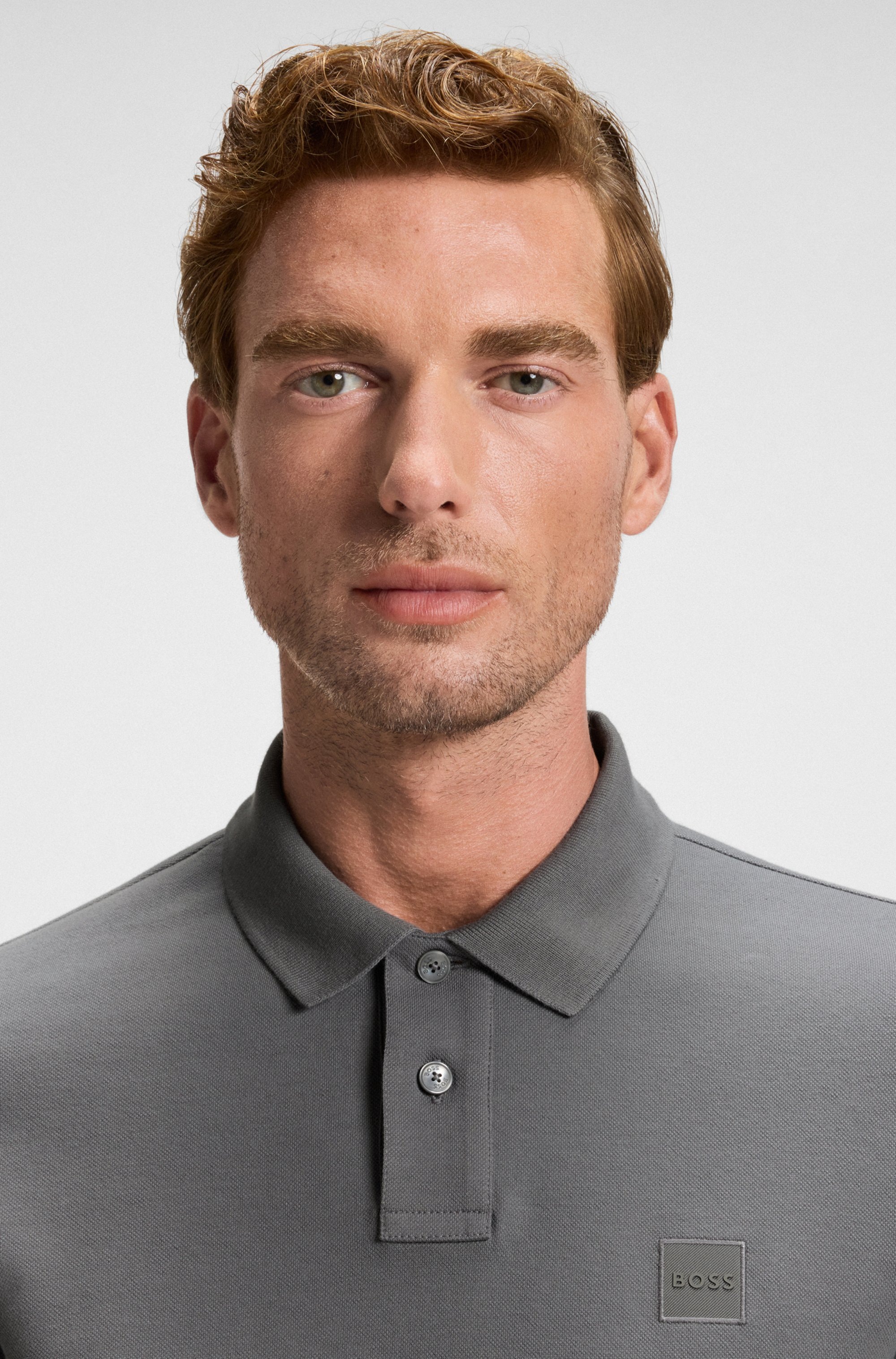 BOSS ORANGE Poloshirt "Passerby" mit BOSS-Logobadge günstig online kaufen