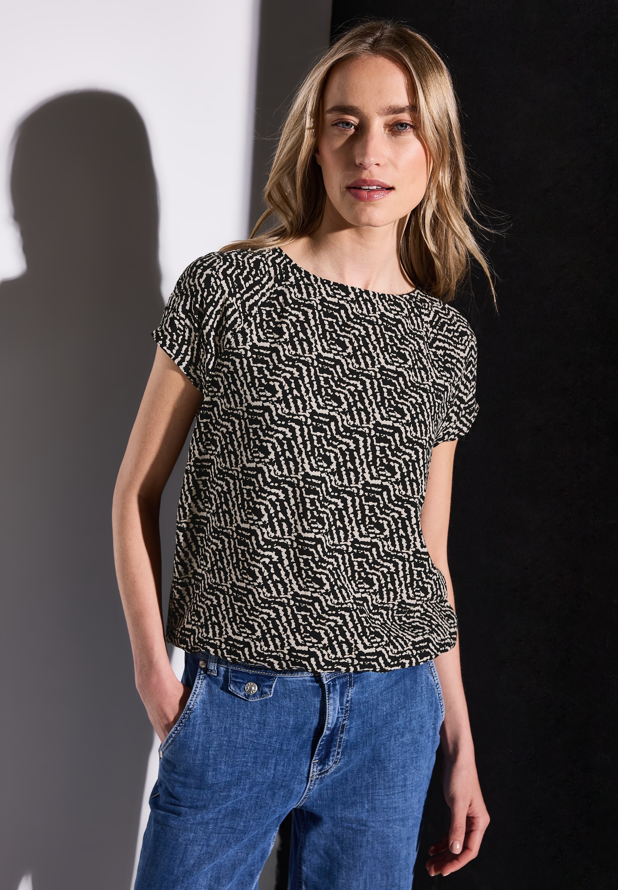 STREET ONE Print-Shirt, mit floralem Muster günstig online kaufen