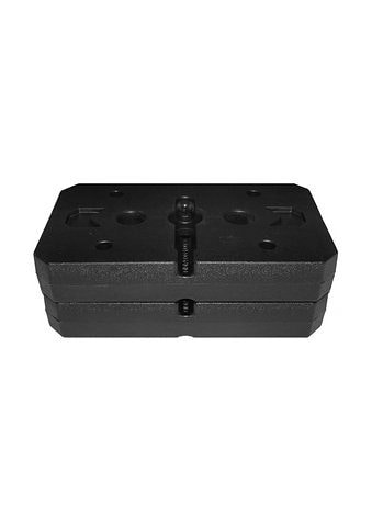 Gewichteplatten CHRISTOPEIT SPORT, schwarz, Hantelscheiben, 10 kg