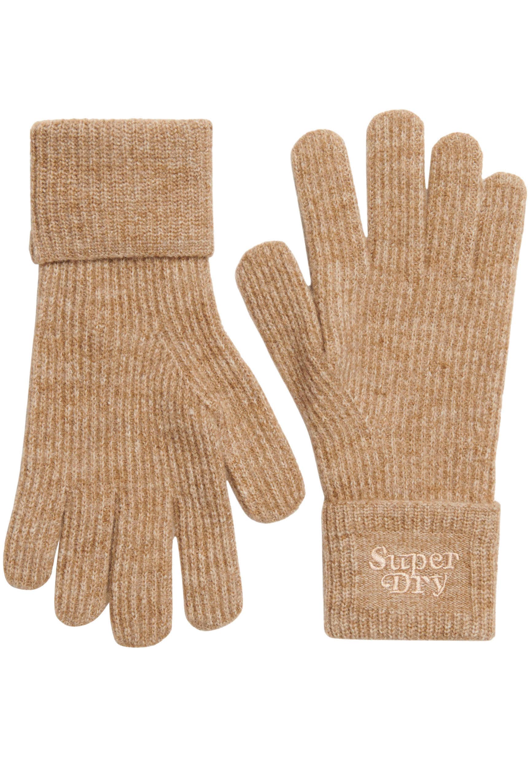 Superdry Strickhandschuhe »SOFT RIB KNIT GLOVES«