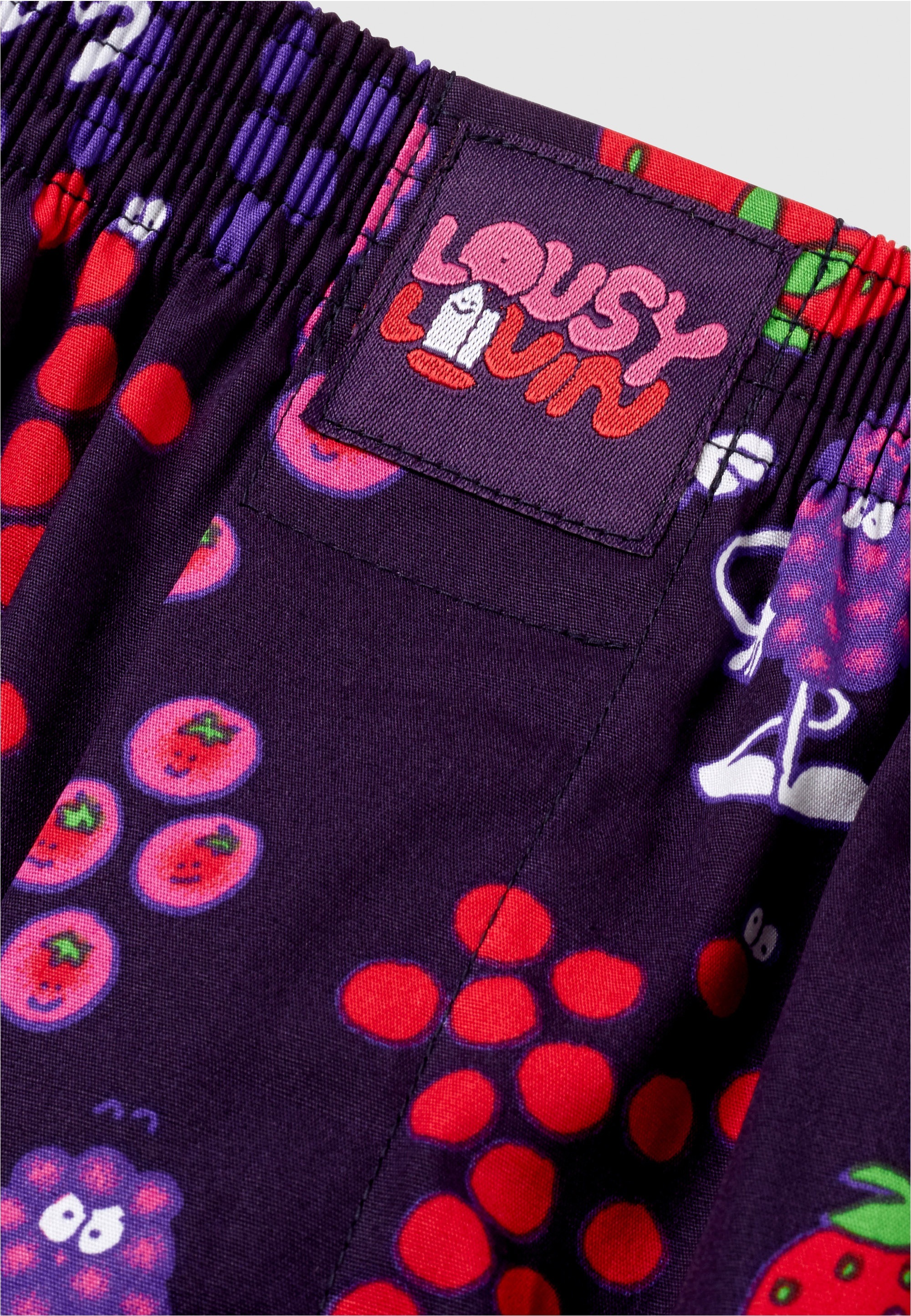 Lousy Livin Boxershorts »Berry Lunch«, mit buntem Design