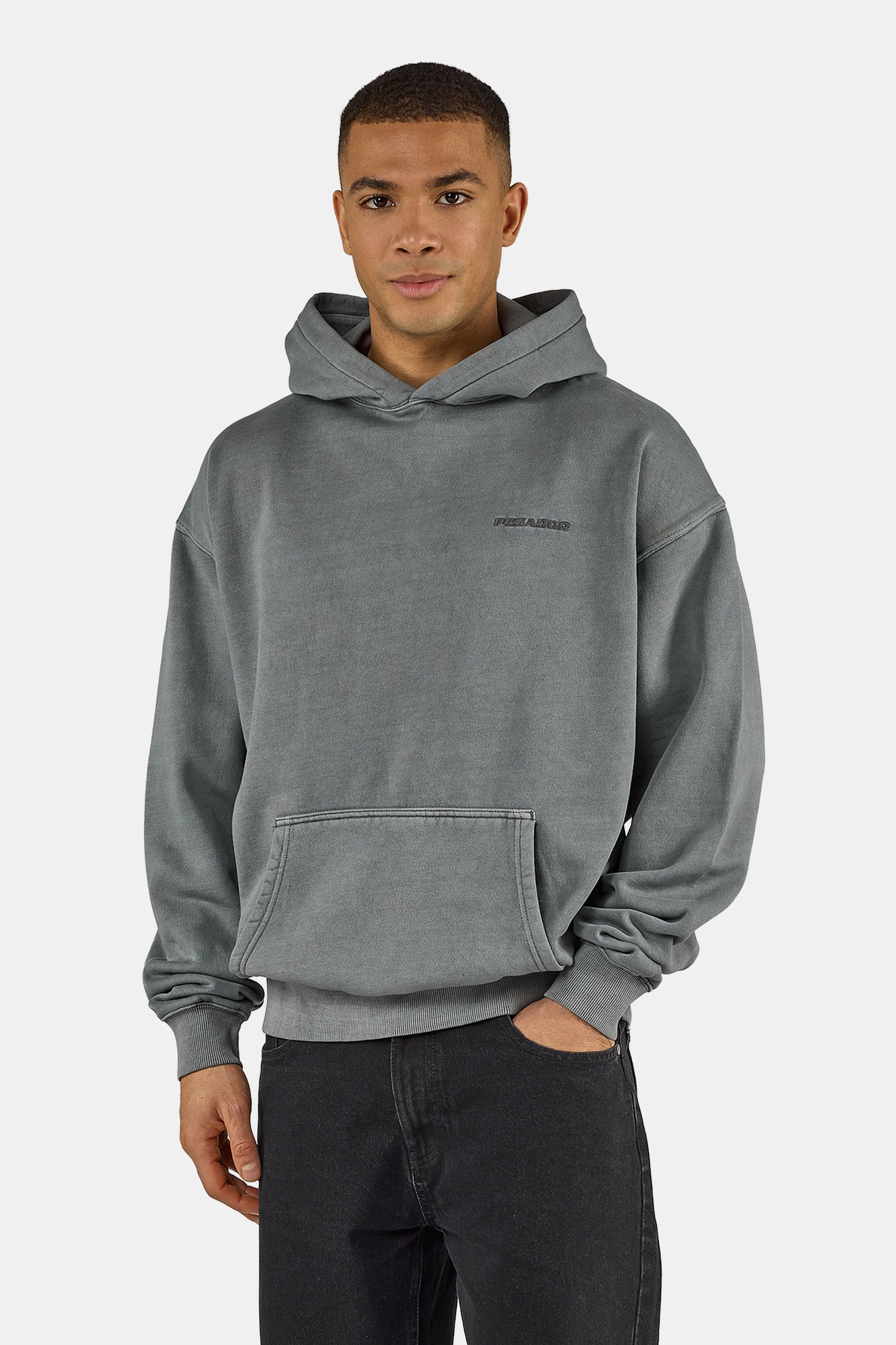 PEGADOR Kapuzensweatshirt "Logo Oversized Hoodie", Baumwollmischung, oversi günstig online kaufen