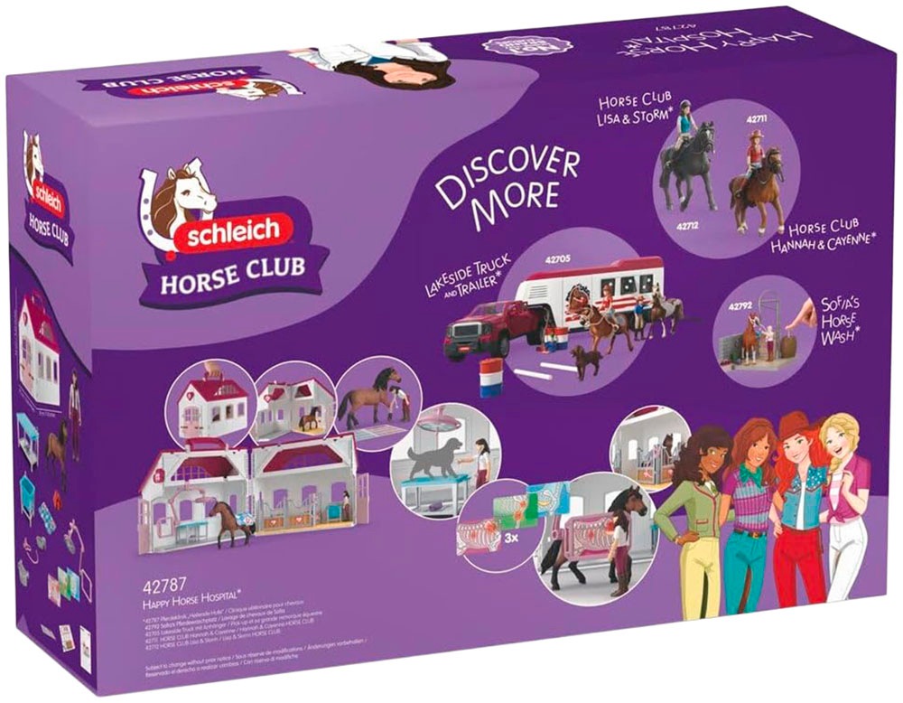 Schleich® Spielwelt »HORSE CLUB, Pferdeklinik Heilende Hufe (42787)«