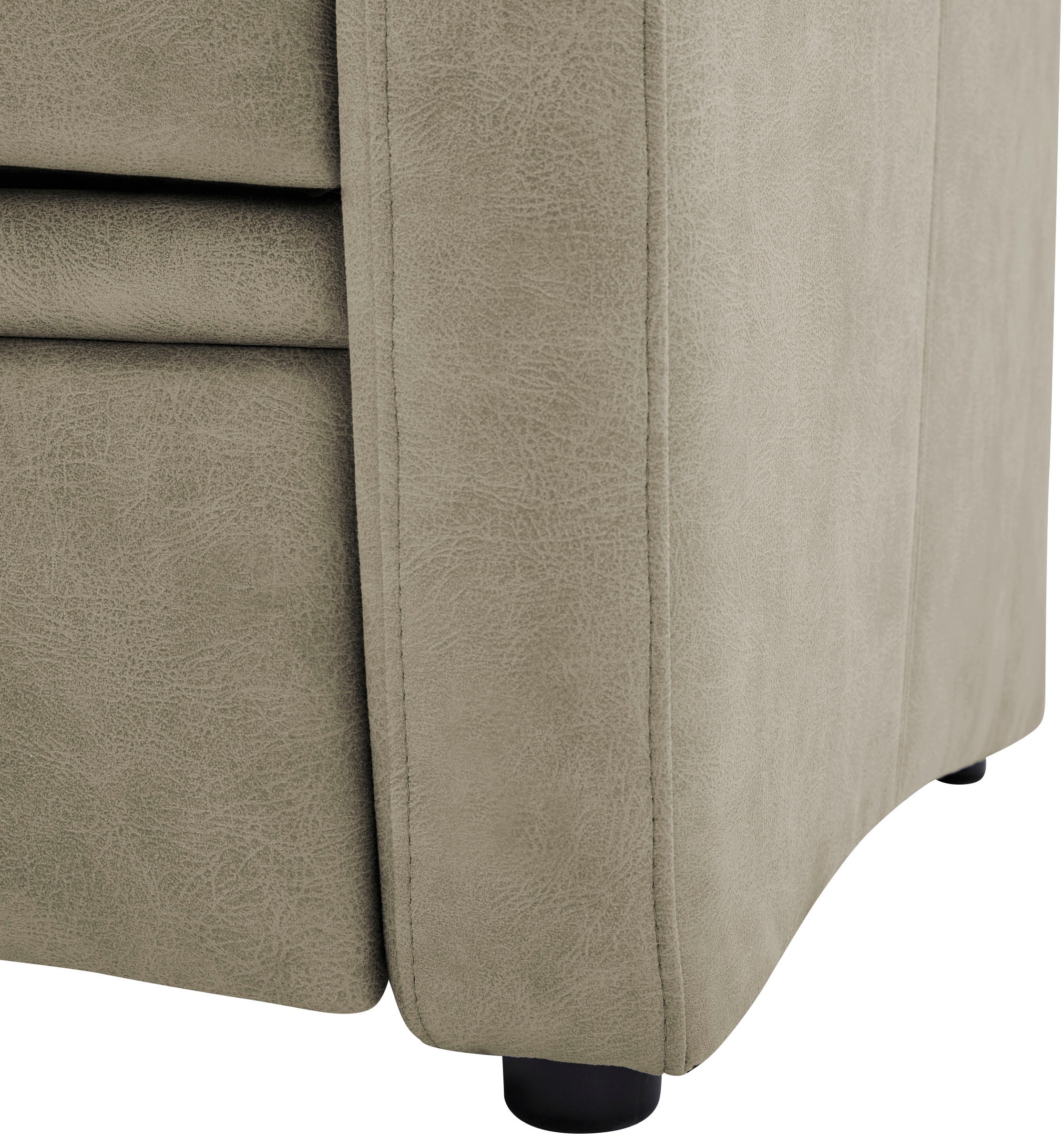 VILLA BECK 3-Sitzer »Varese«, (1 St.), Kopfteilverstellung, wahlweise mit Sitzvorzug, in Sitzhöhe 46 cm
