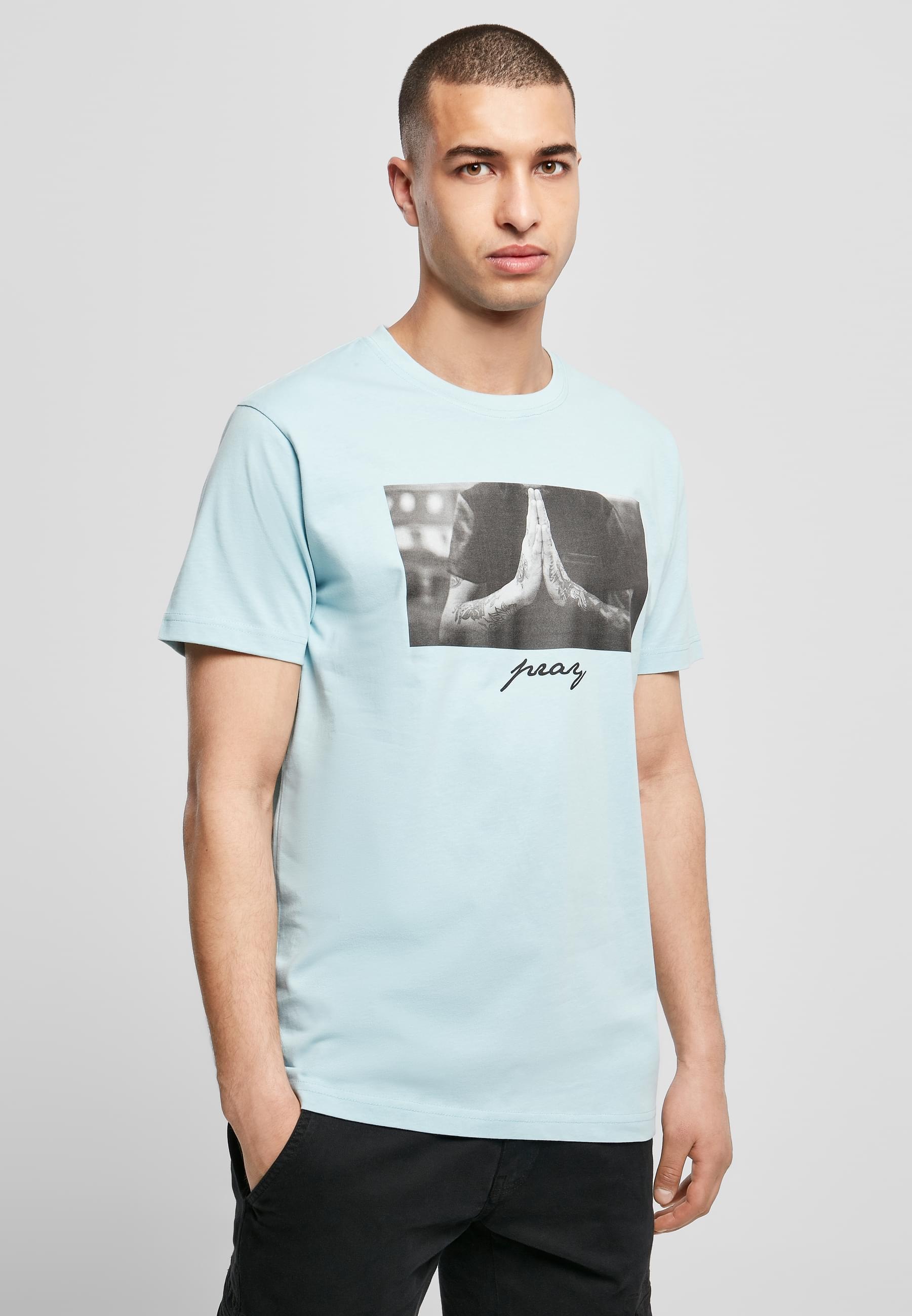 MisterTee T-Shirt »MisterTee Herren Pray Tee«, (1 tlg.)