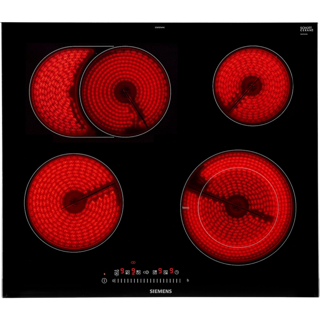 SIEMENS Elektro-Kochfeld von SCHOTT CERAN® »ET675FNP1E«, ET675FNP1E