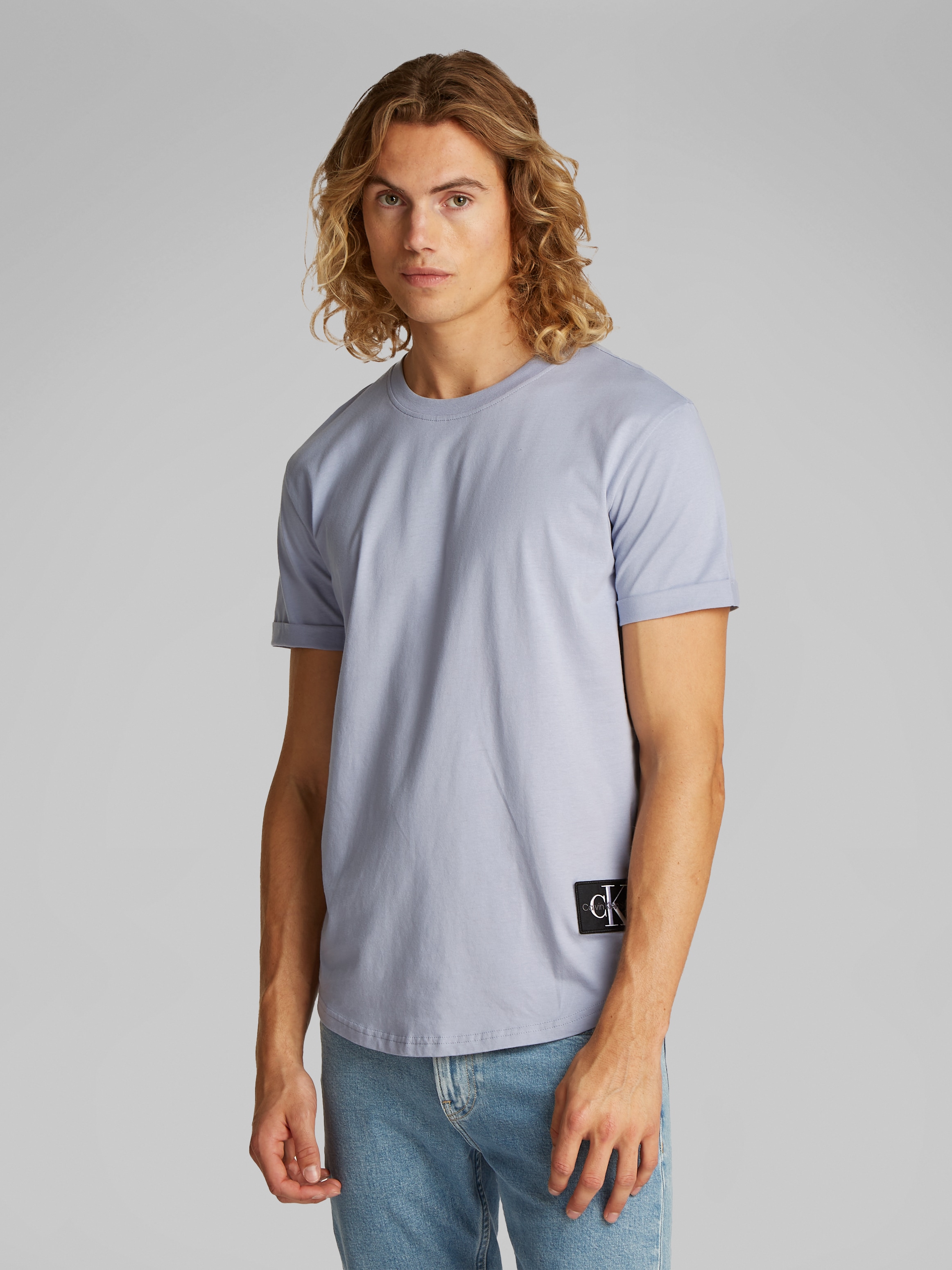 Calvin Klein Jeans T-Shirt "BADGE TURN UP SLEEVE", mit Logopatch günstig online kaufen