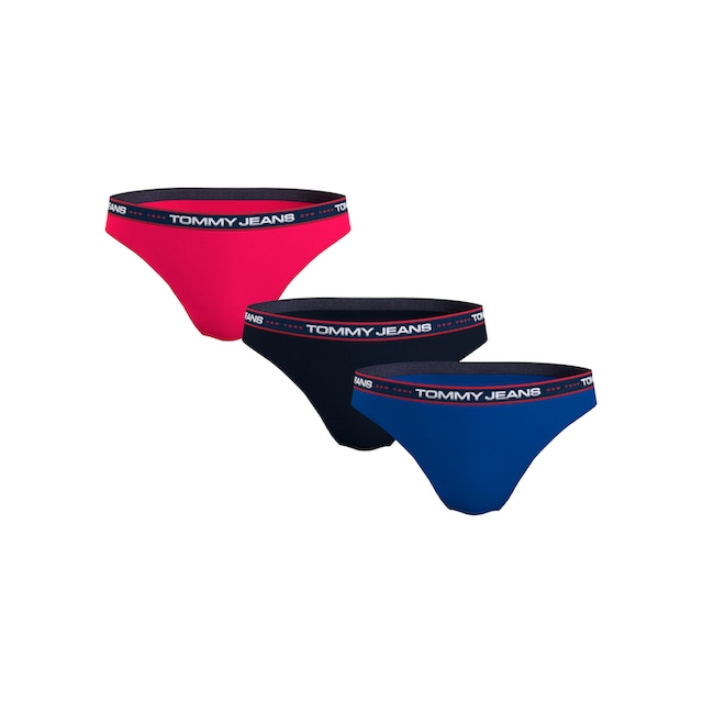 Tommy Hilfiger Underwear Bikinislip »TJ 3P BIKINI«, (3 St., 3er-Pack), mit  elastischem Bund online kaufen | BAUR