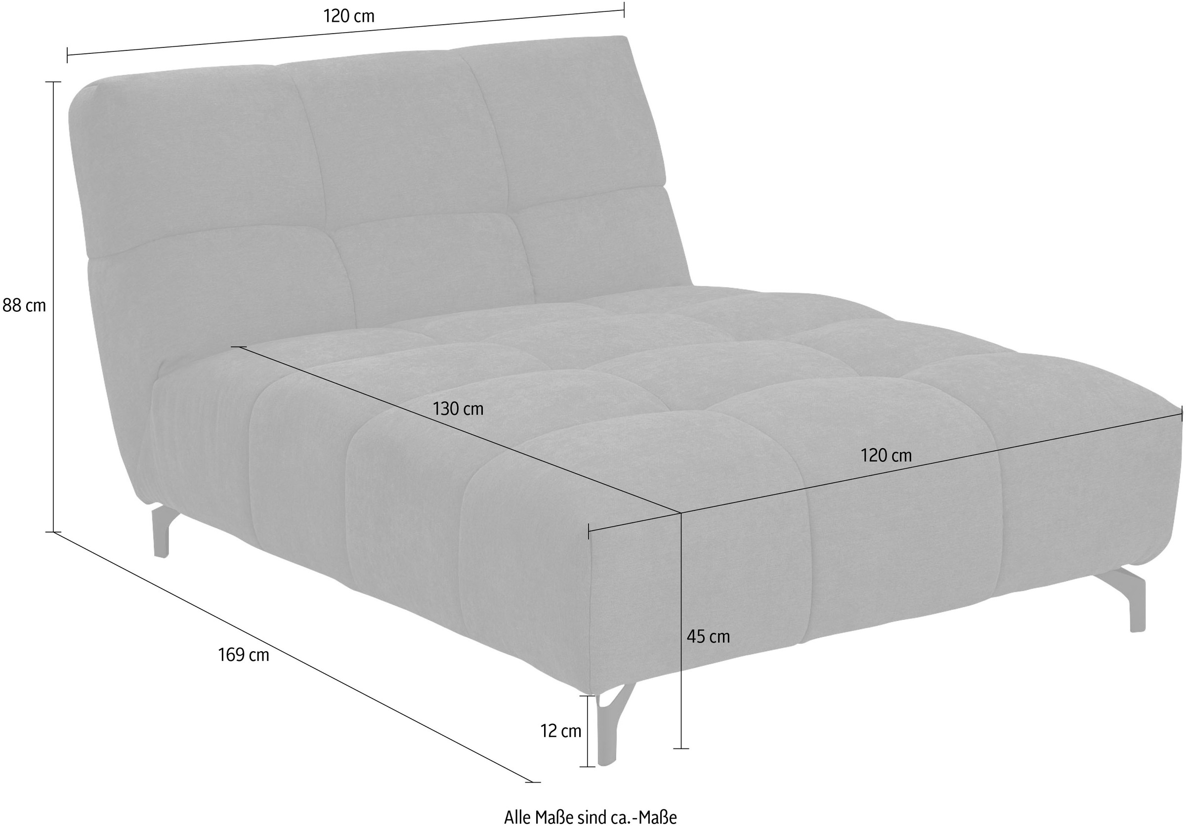 INOSIGN Sofaelement »Bahamas«, nach Wunsch zusammenstellbar