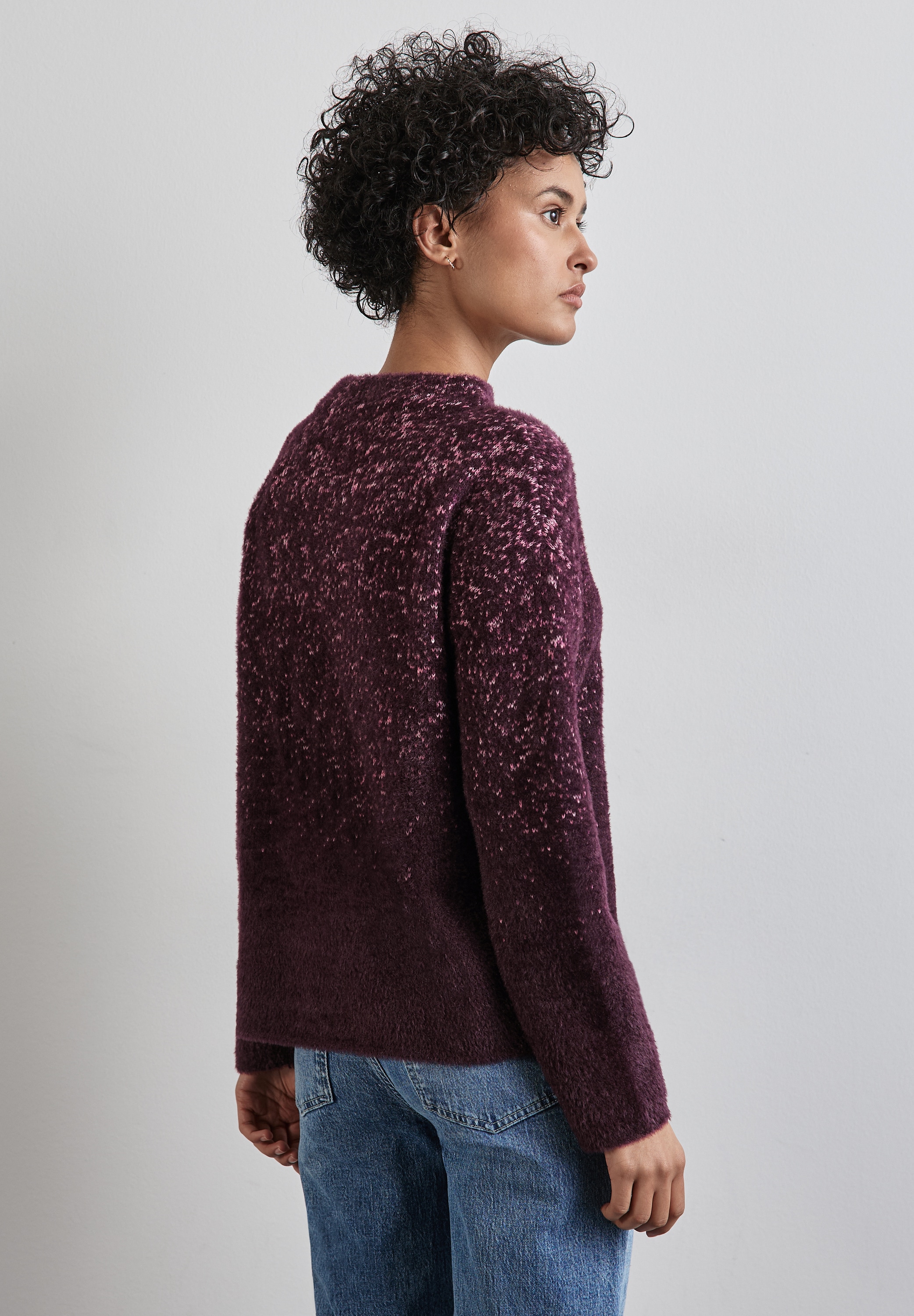 STREET ONE Strickpullover, mit Seitlichen Einschlitzen am Saum