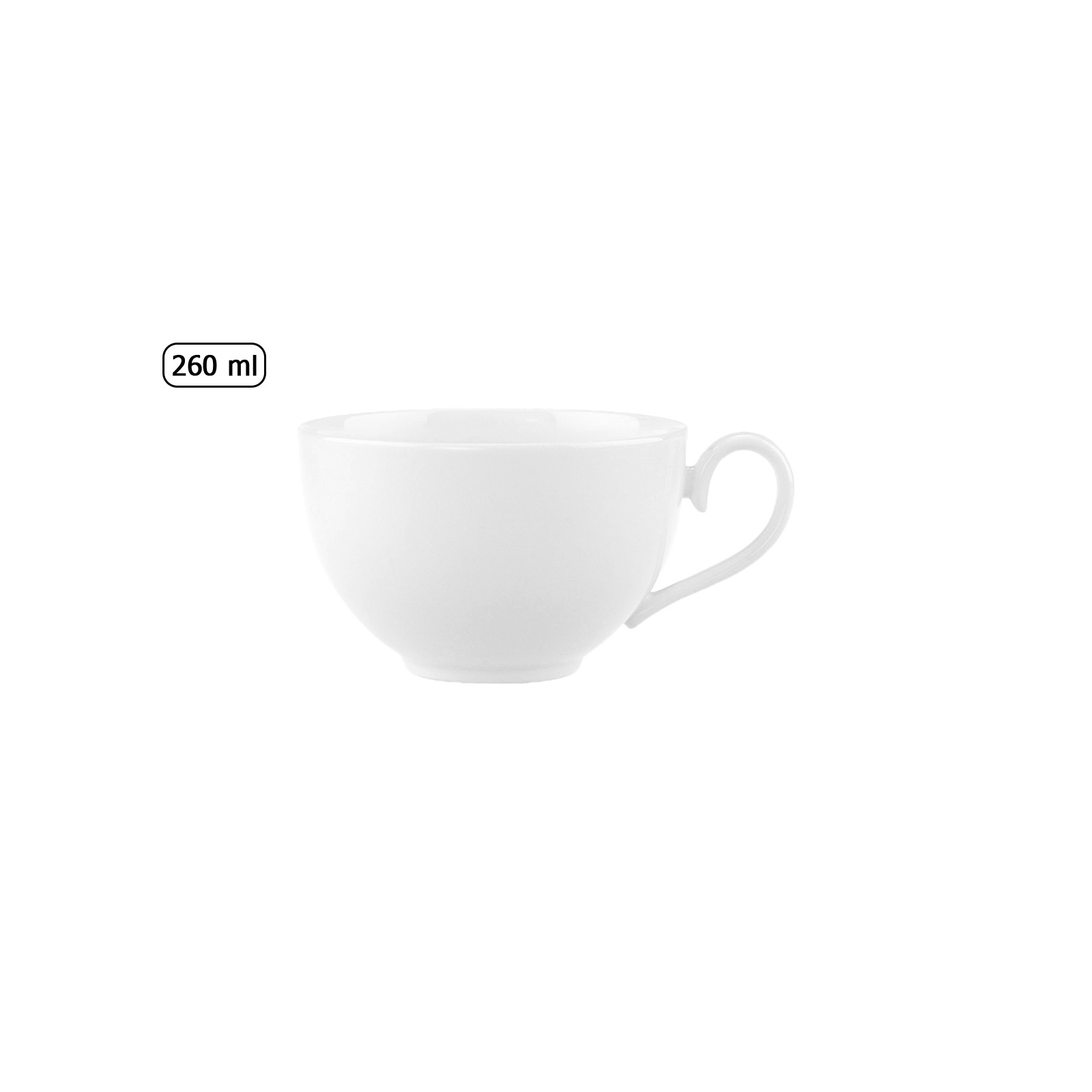 Villeroy & Boch Tasse "Kaffeeobertasse Royal 260 ml 6er Set weiß" günstig online kaufen