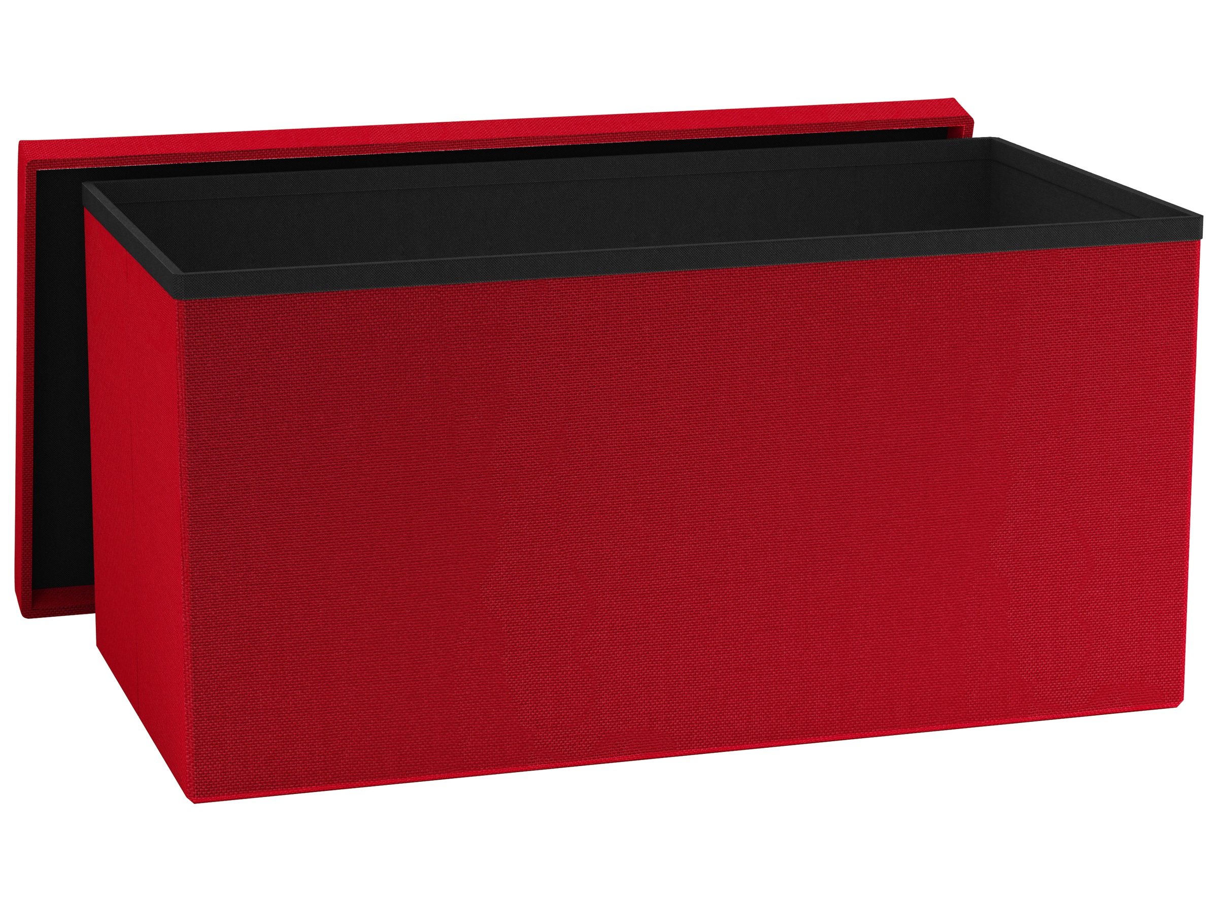 Sitztruhe VCM "Stoff Sitztruhe Sitzbank Aufbewahrungsbox Boxas", rot, B:76cm T:38cm, Obermaterial: 100% Textilmaterial TEXMAT., Sitzbänke 2