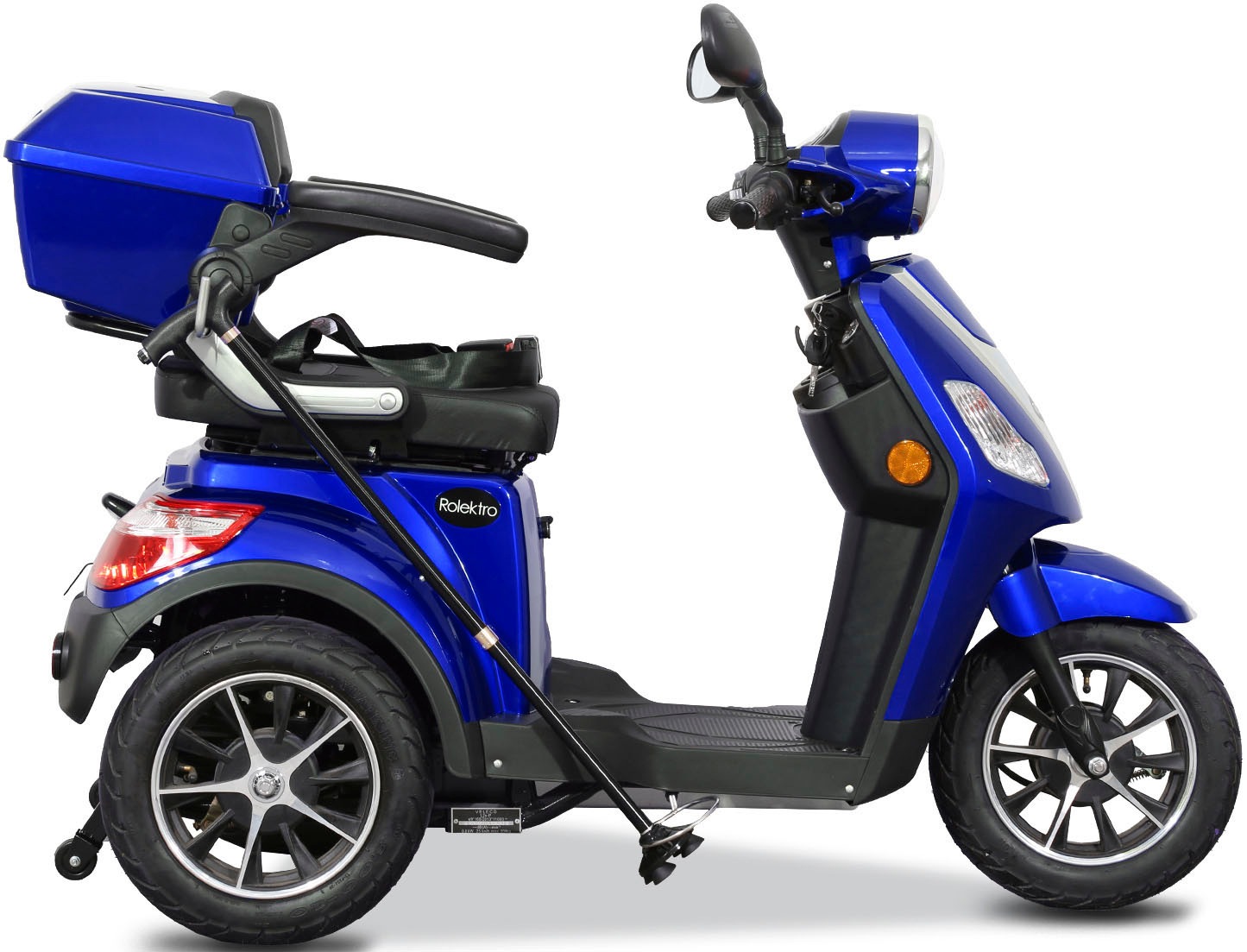 Rolektro Elektromobil »E-Trike 25 V.2, Blei-Gel-Akku«, (mit Topcase)