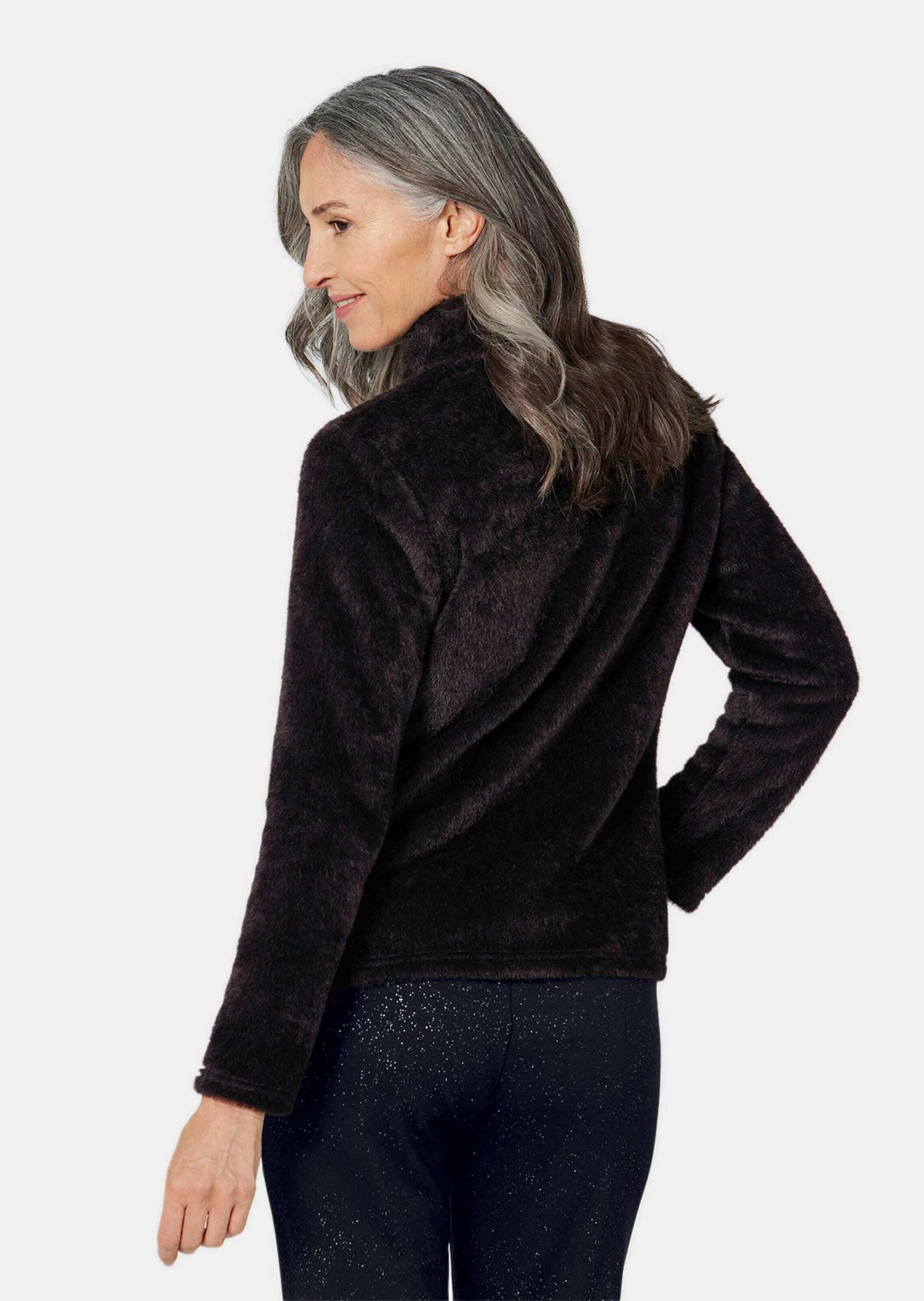 GOLDNER Kurzjacke »Jacke Teddyjacke mit Glanzeffekt«