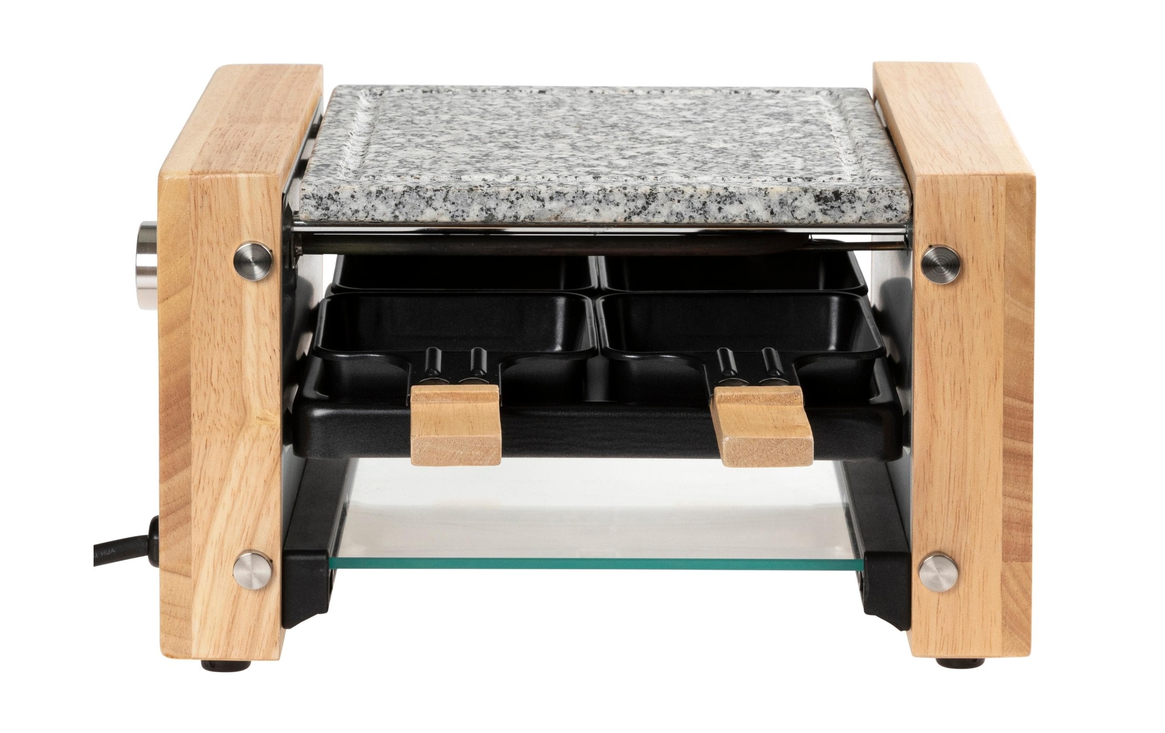 FURBER Raclette »Raclette-Grill 4P Holz/Stein« 650 W