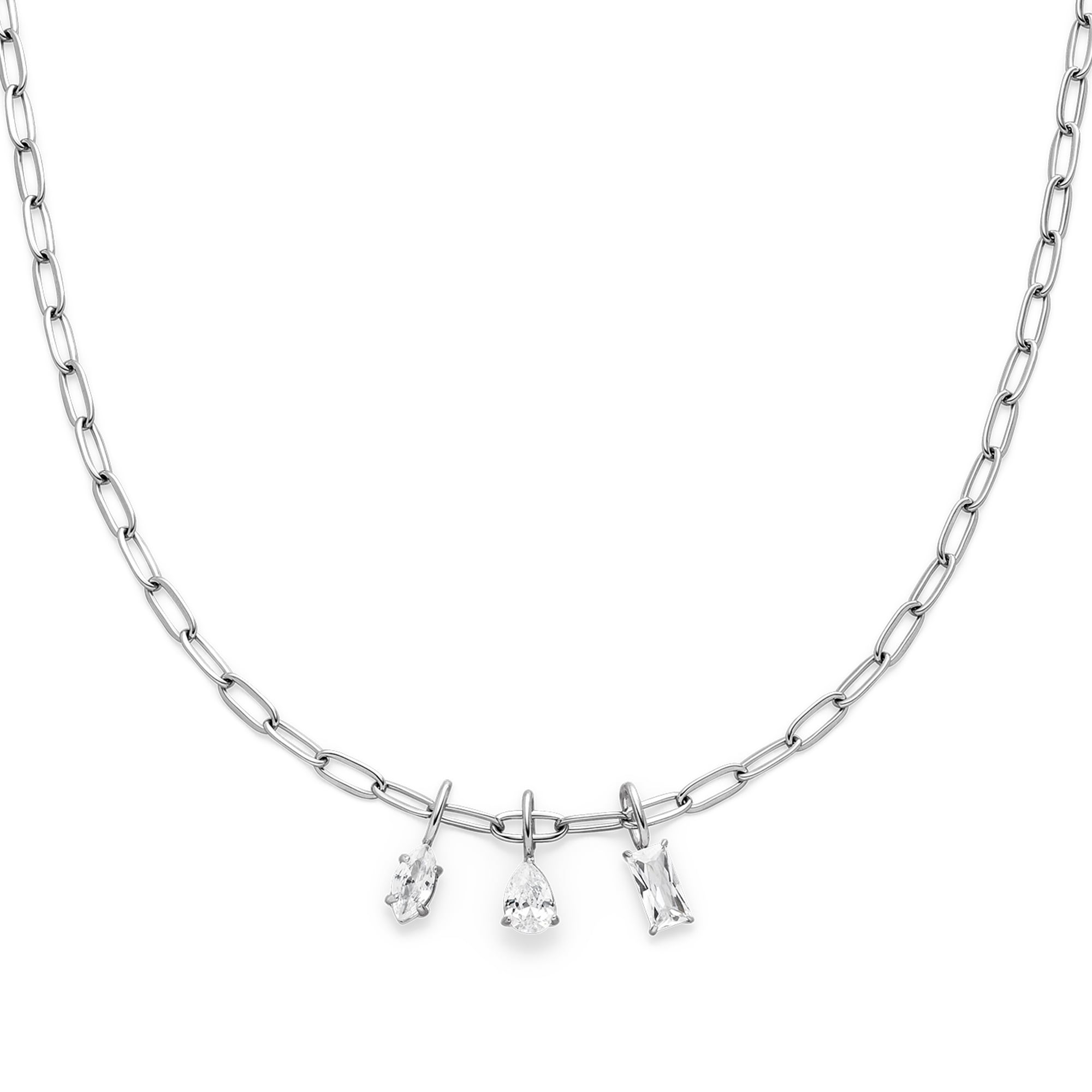 s.Oliver Kette mit Anhänger »Elegant Stones« mit Zirkonia (synth.)