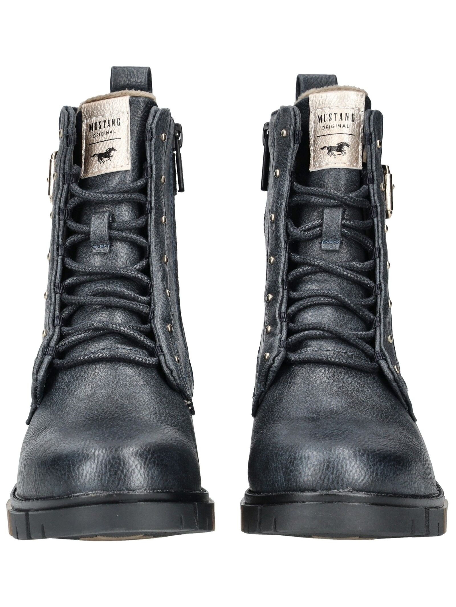 Mustang Shoes Schnürstiefelette »Mustang Shoes Stiefelette Lederimitat«