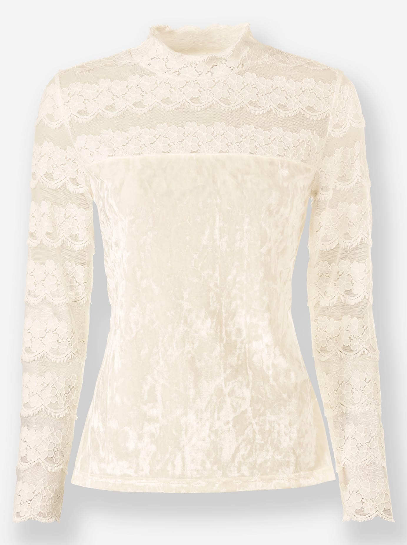 heine Spitzenshirt »Spitzen-Shirt«, (1 tlg.)
