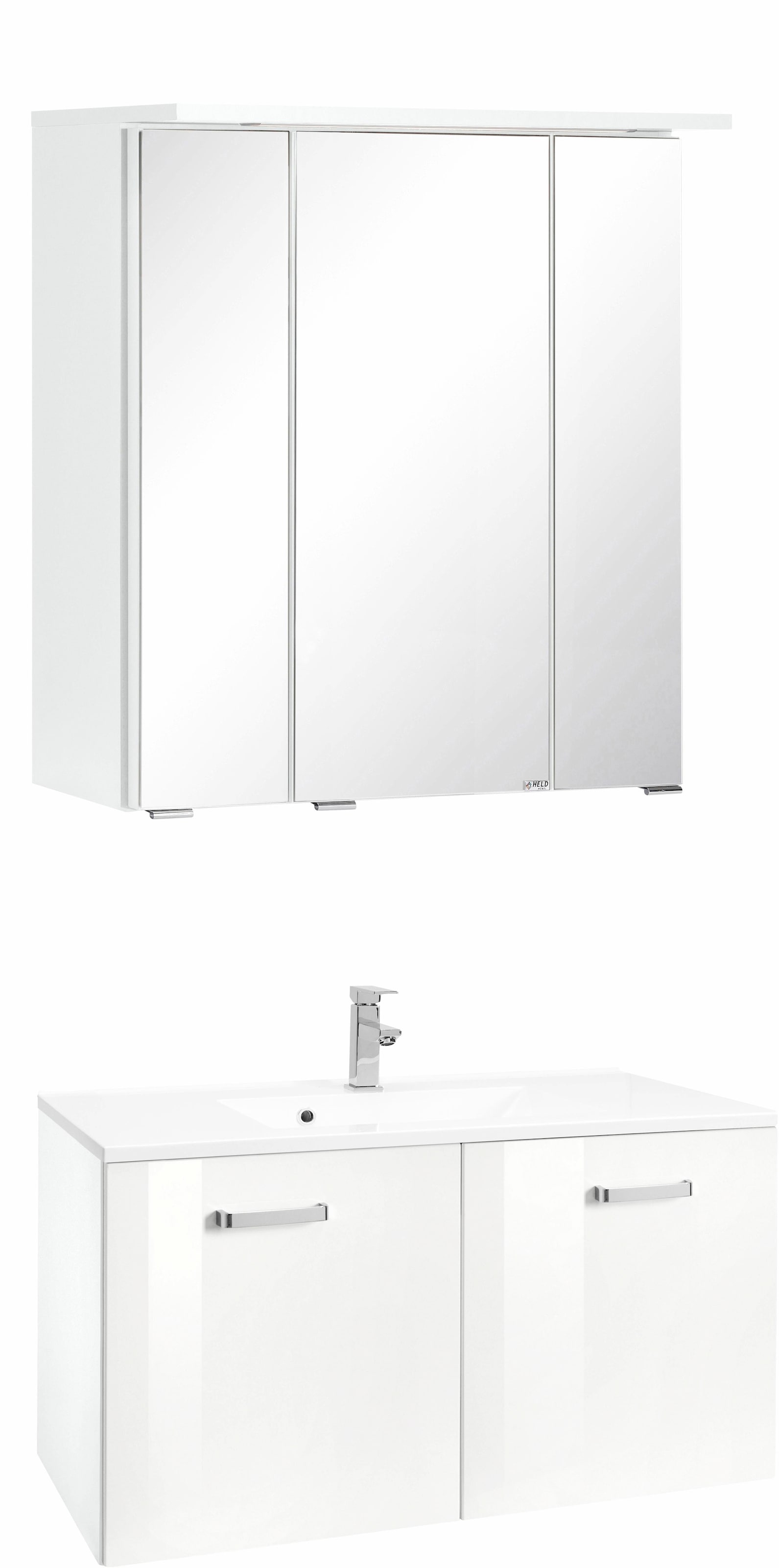 welltime Badmöbel-Set "Ravenna" 2 Stk. tlg. Breite 80 cm, Bad-Unterschrank günstig online kaufen