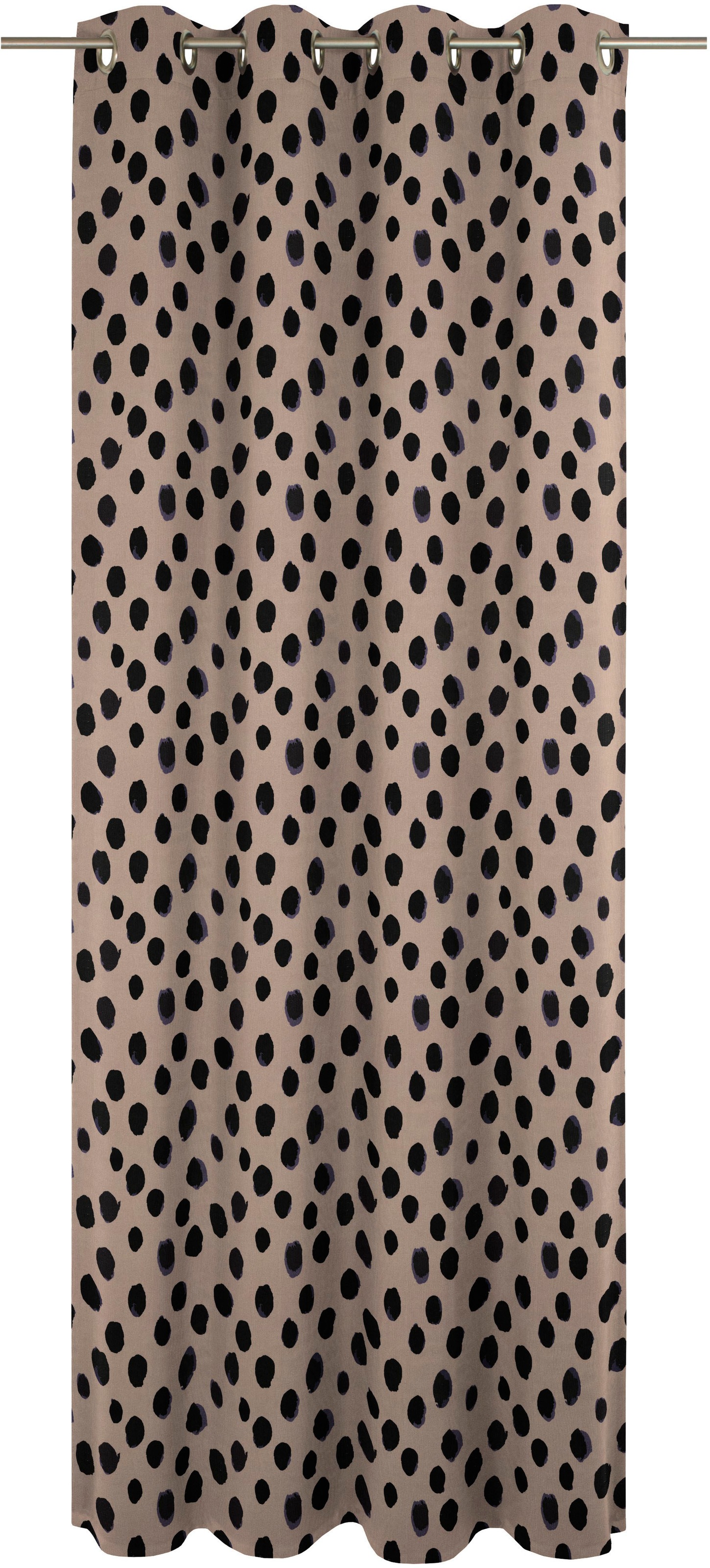 Adam Vorhang "Dots" Ösen 1 Stk. tlg. Vorhang Dots aus Leinen und Bio-Baumwo günstig online kaufen