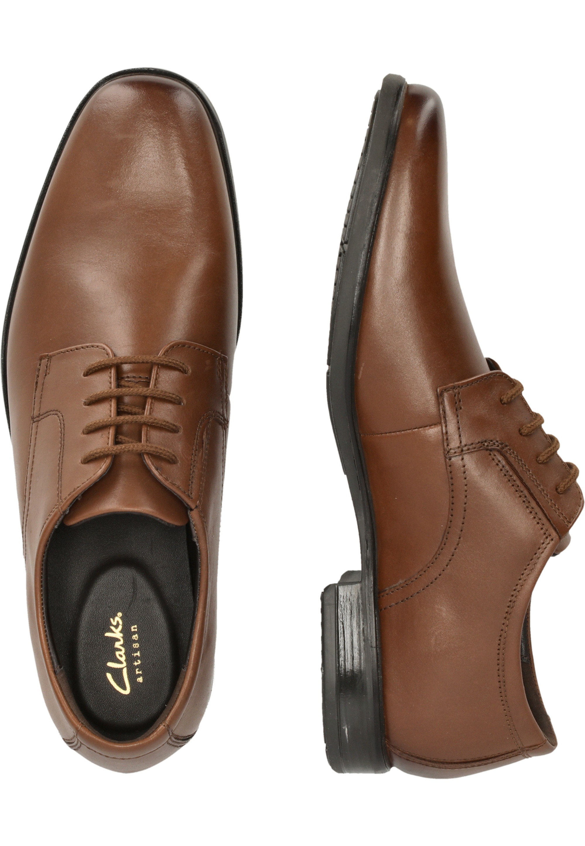 Clarks Schnürschuh »Howard Walk«, mit atmungsaktivem Innenfutter