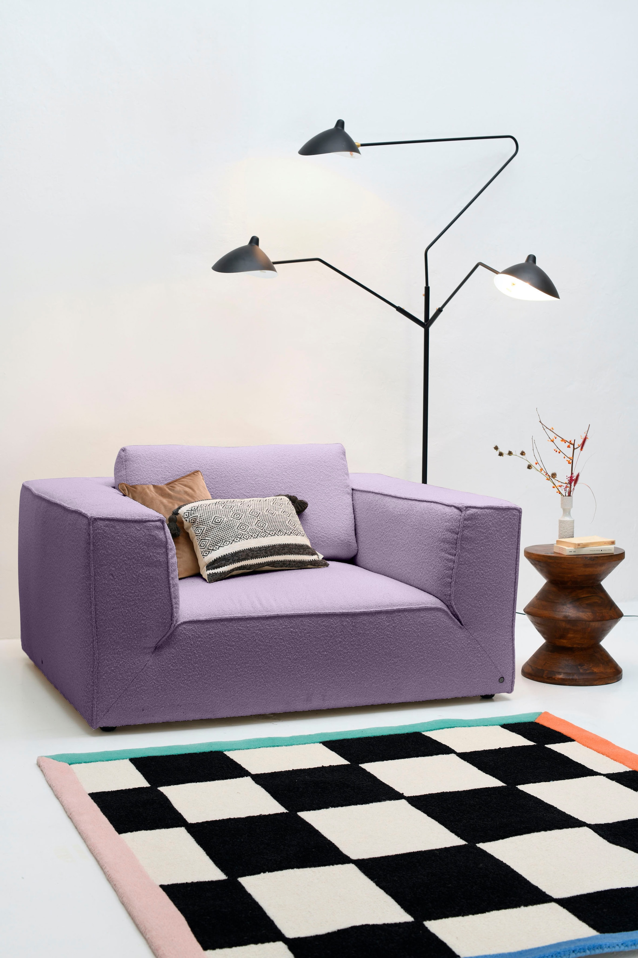 TOM TAILOR HOME Loveseat "BIG CUBE STYLE", mit bequemen Stegkissen, extra g günstig online kaufen