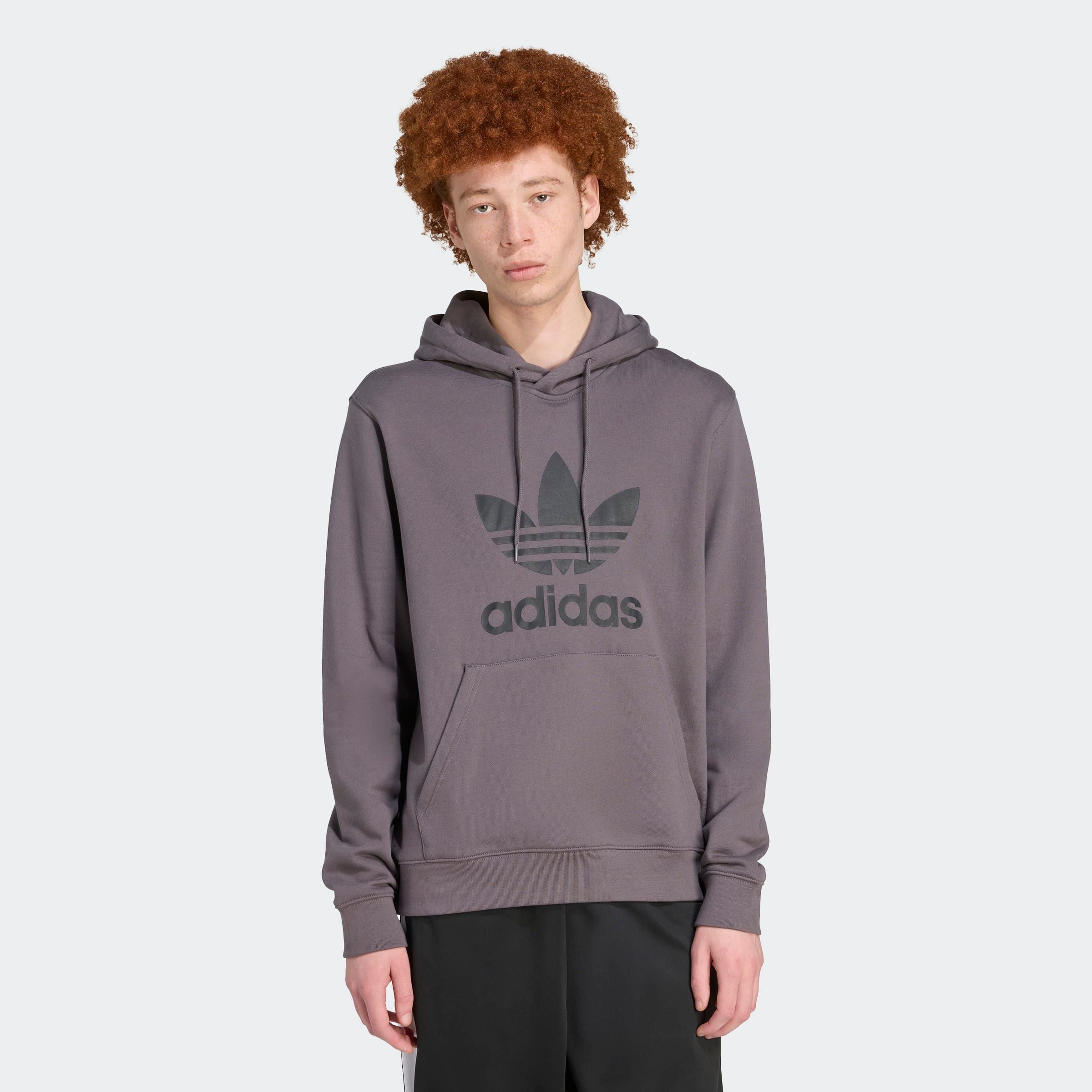 adidas Originals Kapuzensweatshirt "ADICOLOR CLASSICS TREFOIL HOODIE", Hoodie, Kapuzenpullover mit großem Logoprint