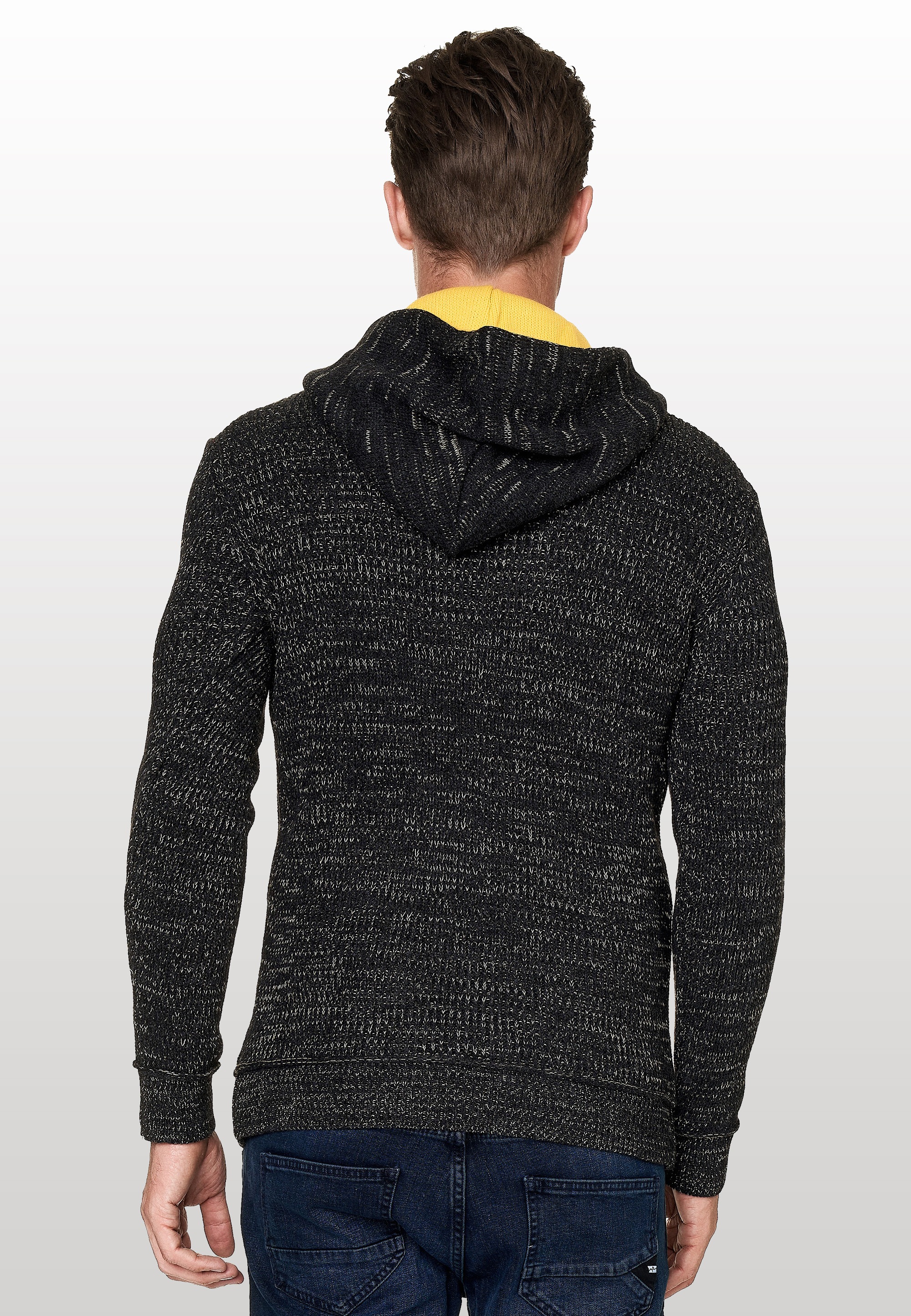 Rusty Neal Kapuzensweatshirt, mit stylischem Ausschnitt