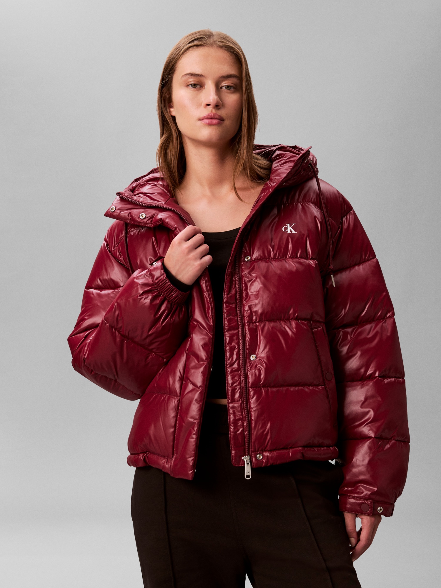 Calvin Klein Jeans Steppjacke "SHINE PUFFER" mit Kapuze regular fit, mit Ka günstig online kaufen