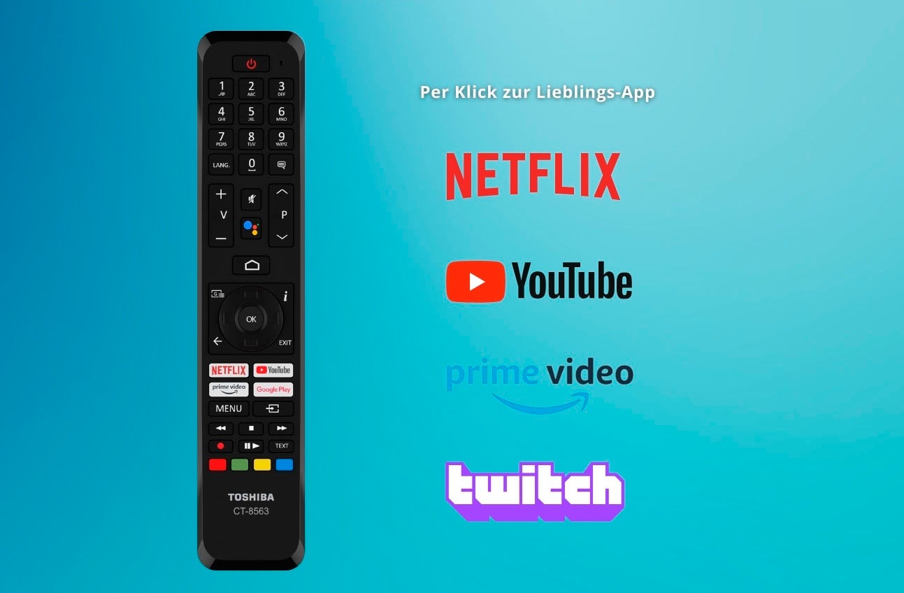 Toshiba LED-Fernseher »50UA3D63DG«, 4K Ultra HD, Android TV