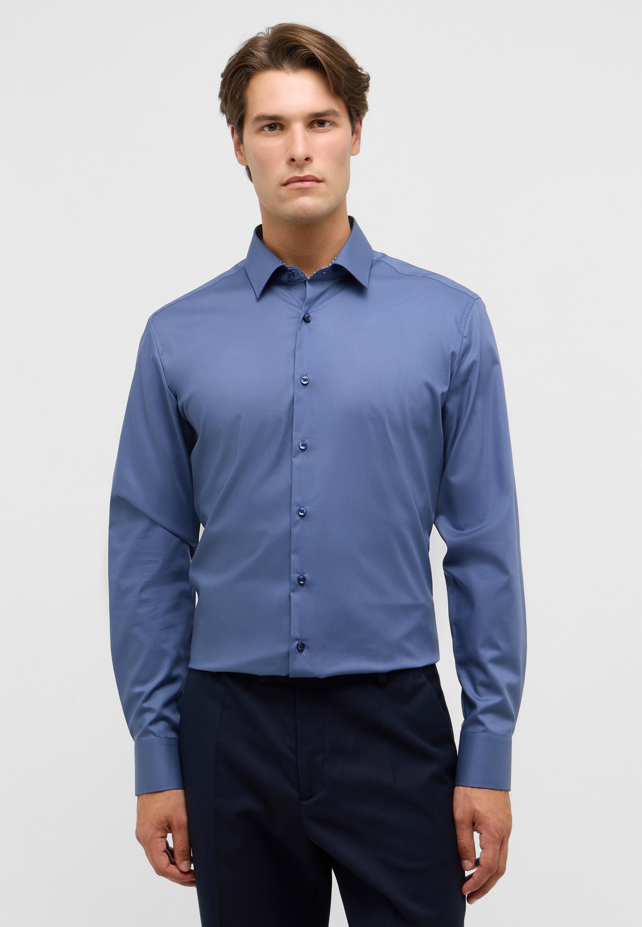 Eterna Langarmhemd "SLIM FIT", NON IRON (bügelfrei) günstig online kaufen