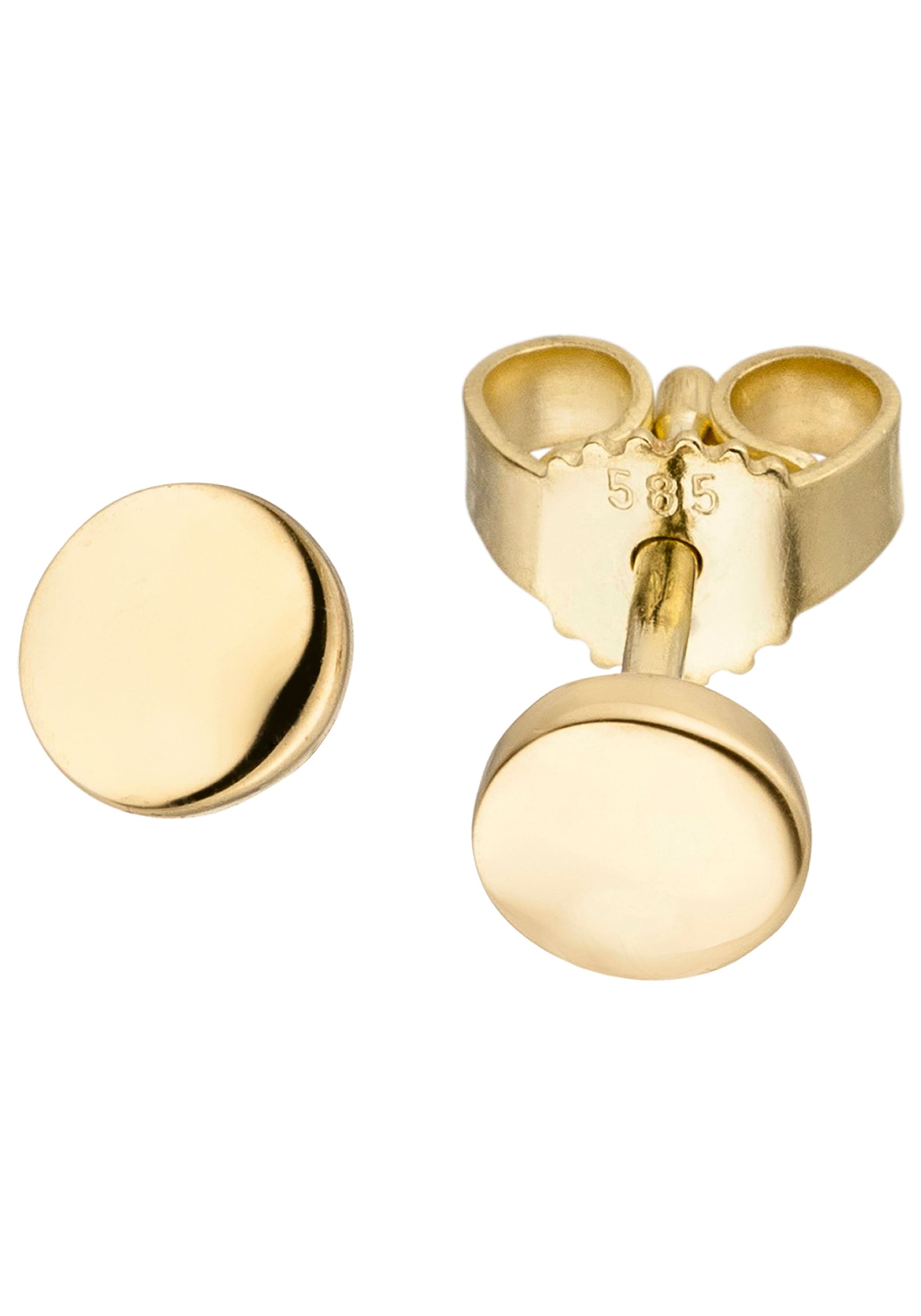 JOBO Perlenohrringe »Ohrringe Goldohrringe mit Perlen« 585 Gold