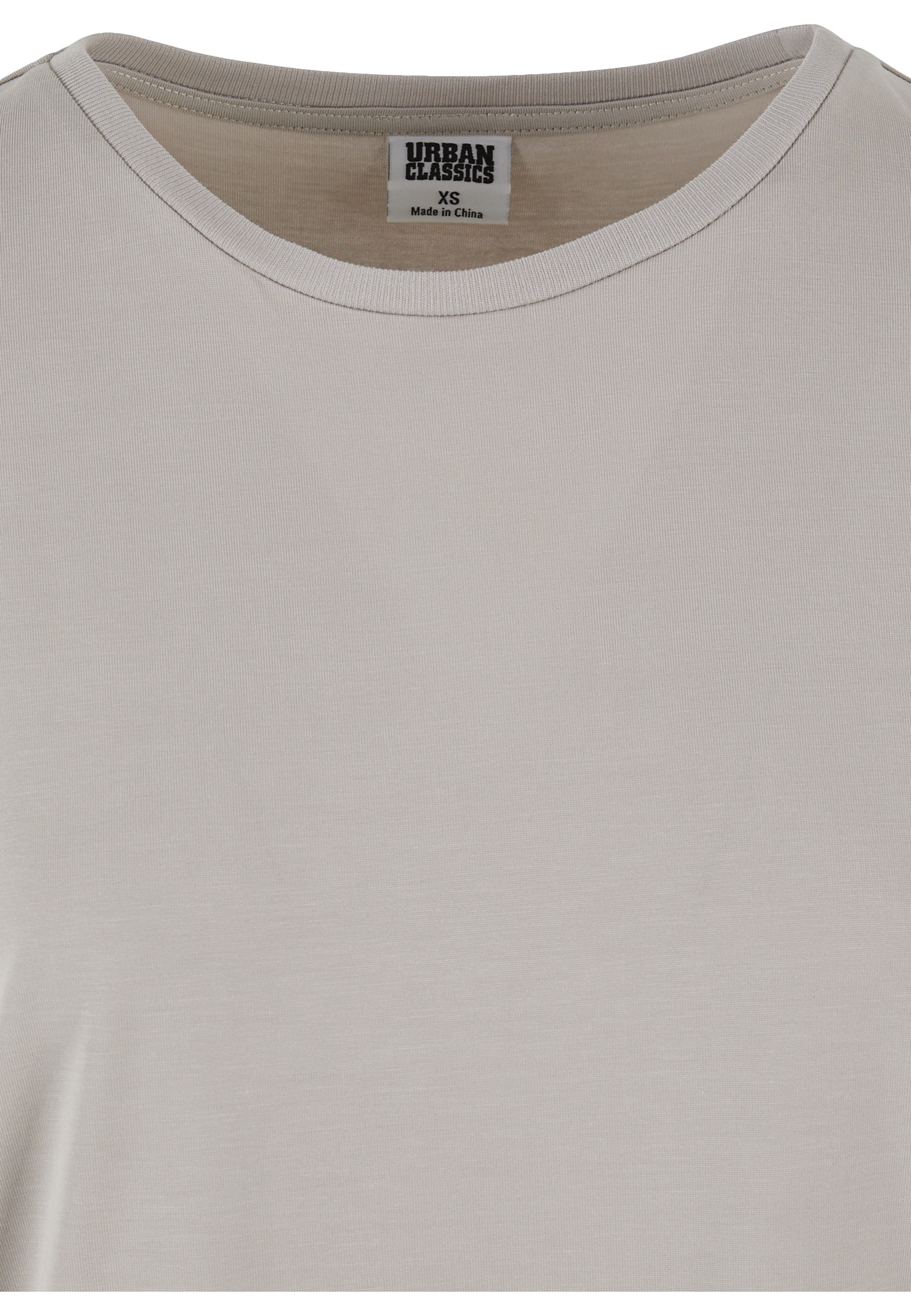 URBAN CLASSICS Kurzarmshirt »Urban Classics Damen Ladies Modal Extended Shoulder Tee« 1 Stk.