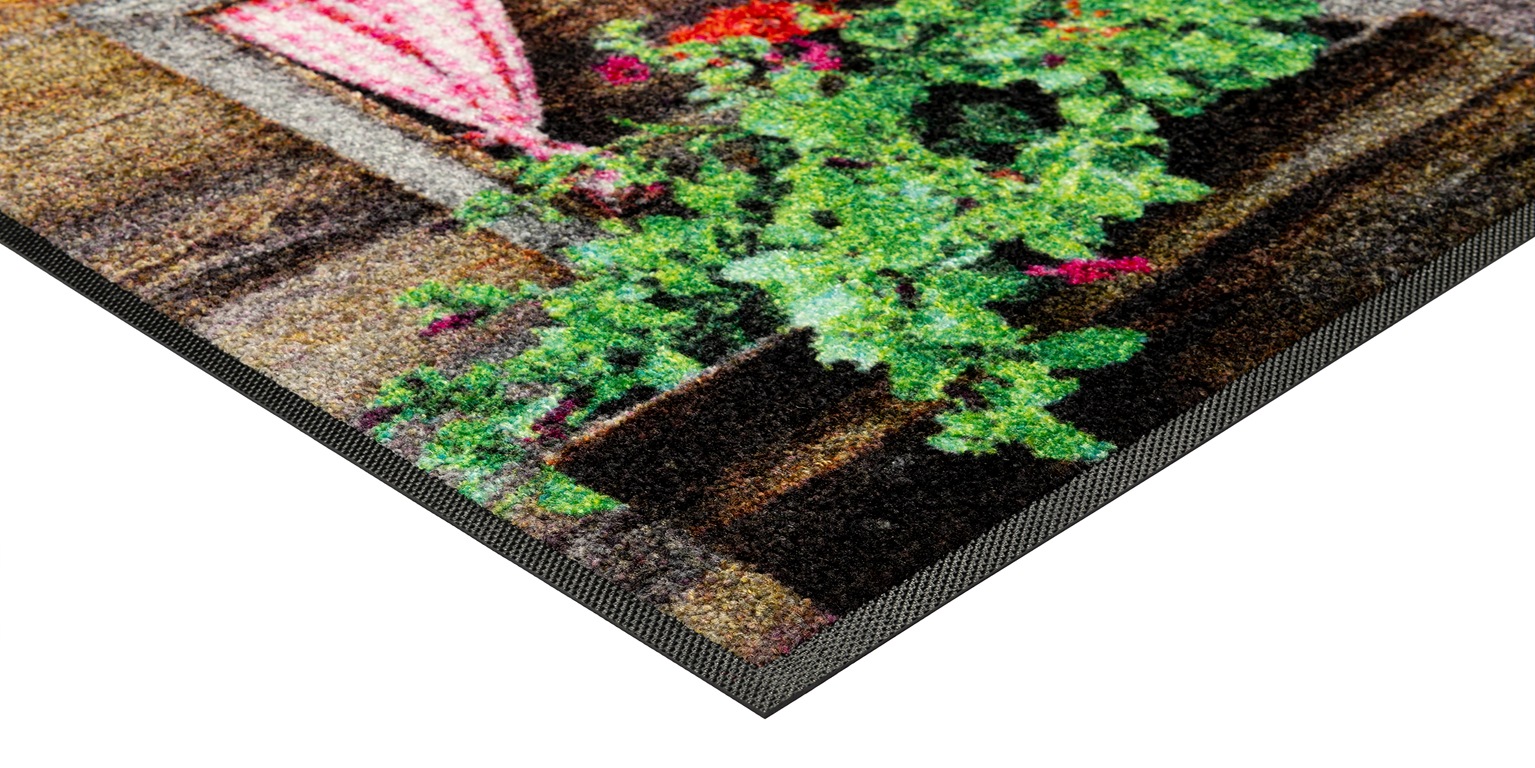 wash+dry by Kleen-Tex Fußmatte »Almzauber« rechteckig 7 mm Höhe waschbar und trocknergeeignet