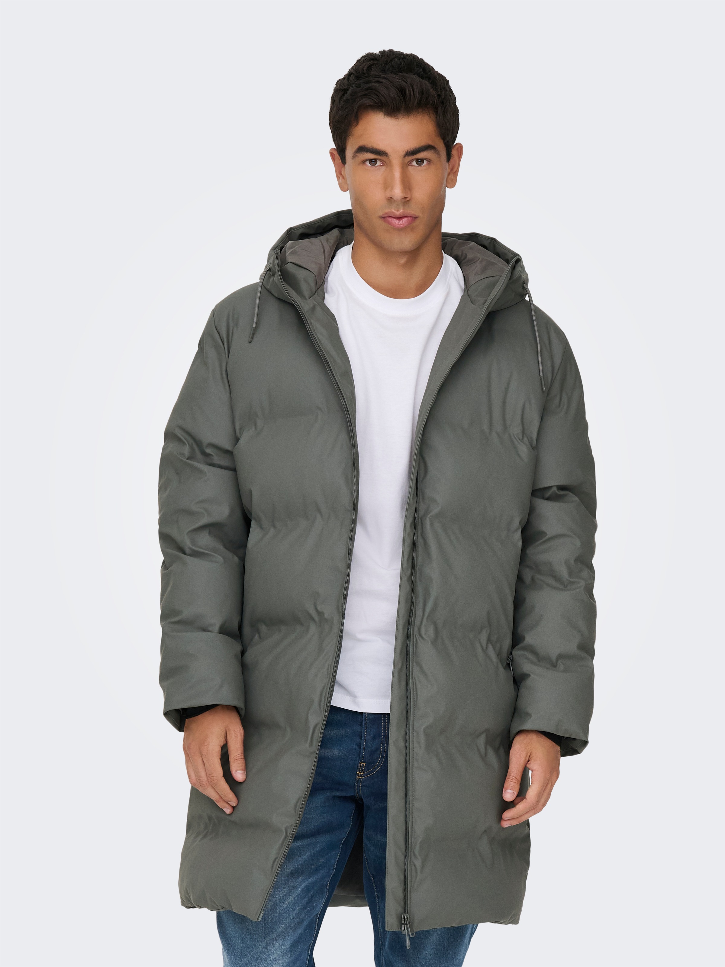 ONLY & SONS Steppjacke "ONSROYCE PUFFER JACKET OTW" mit Kapuze günstig online kaufen