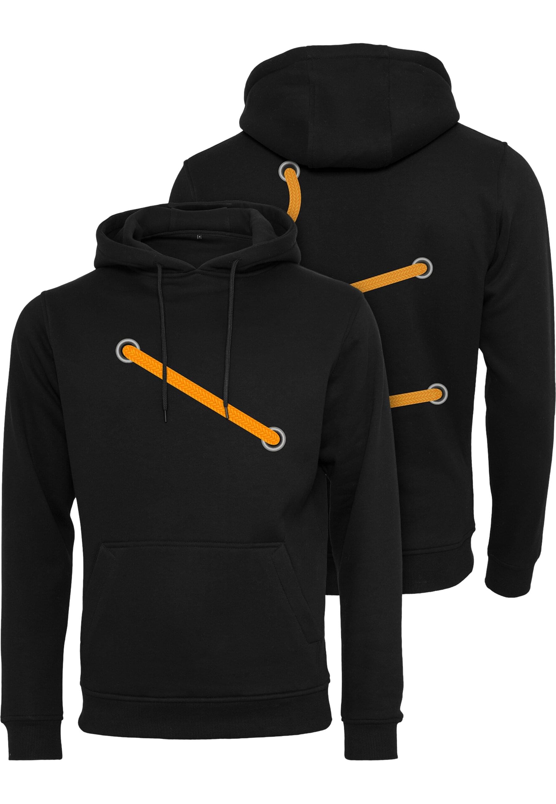 MisterTee Kapuzensweatshirt "MisterTee Herren Laces Hoody" 1 Stk. tlg. günstig online kaufen