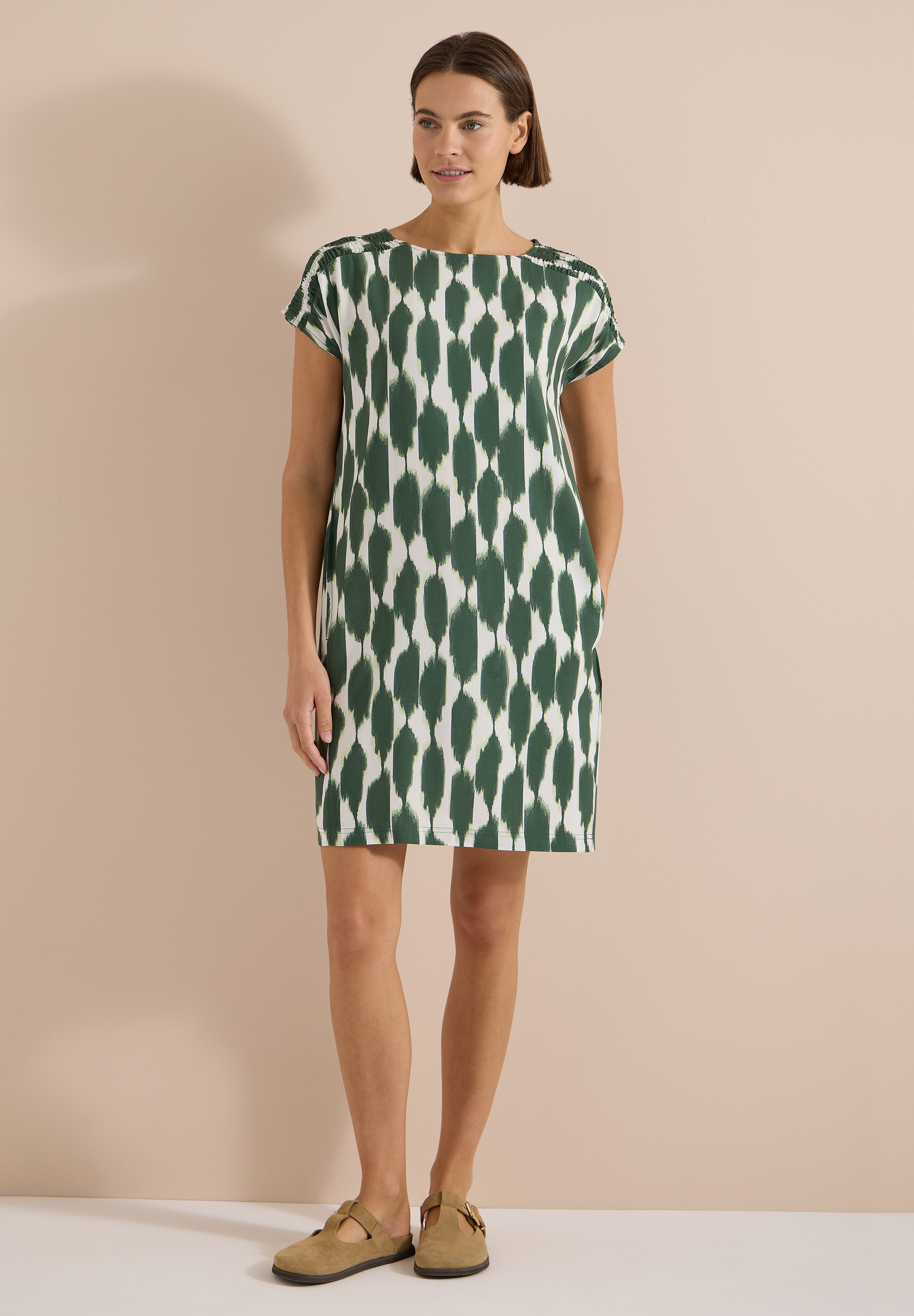 Cecil Sommerkleid Eingrifftaschen aus Viskose