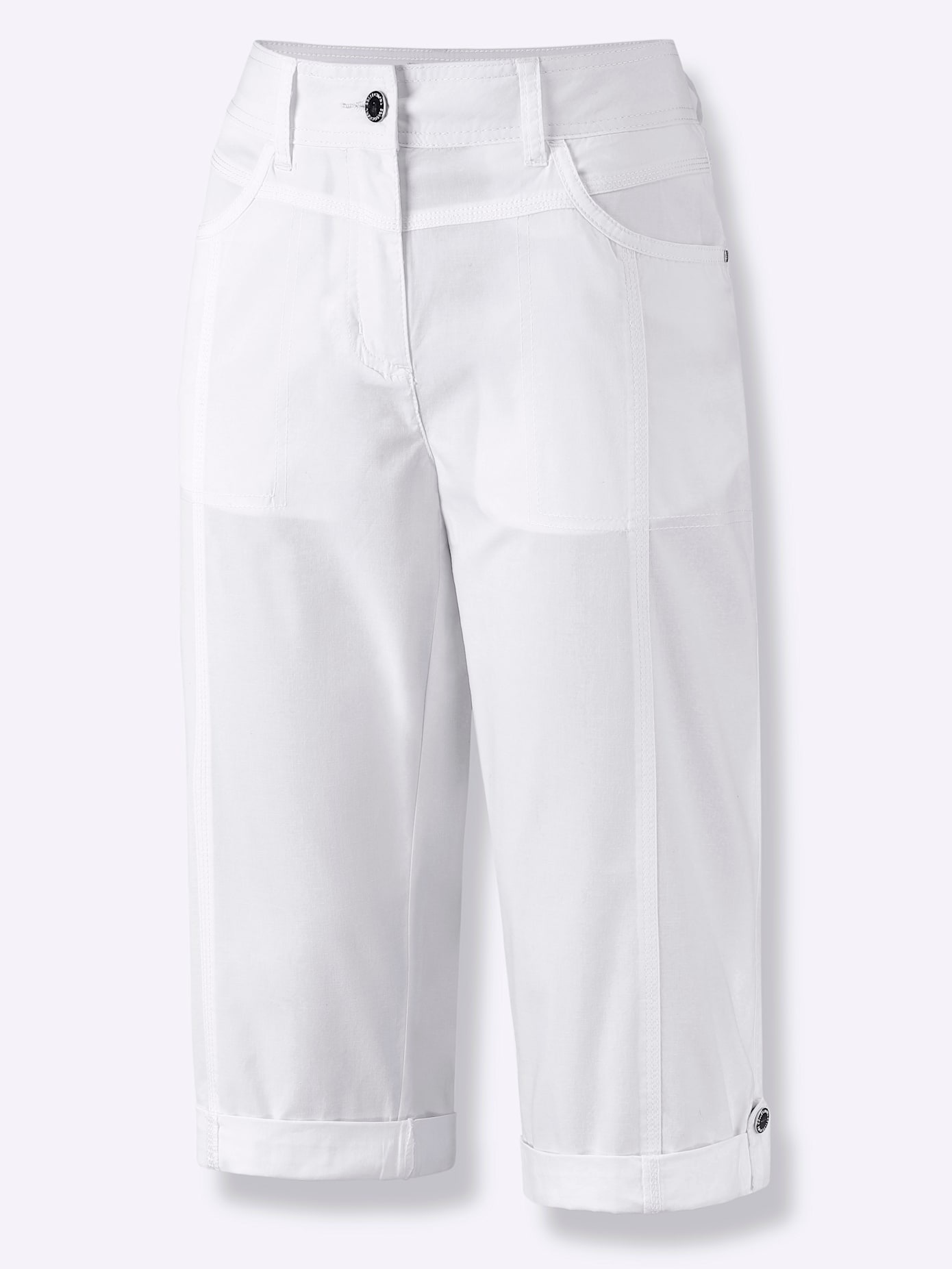 Casual Looks Women's Bermuda Shorts White Size 54 3