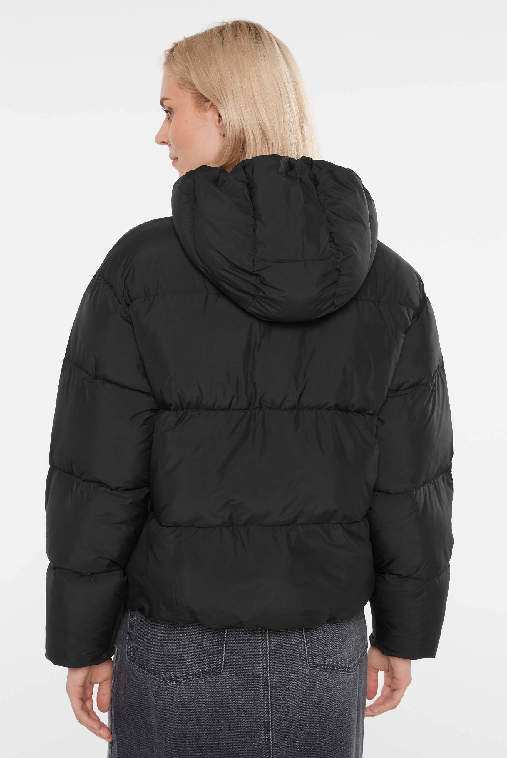 SENSES.THE LABEL Winterjacke mit Kapuze mit elastischen Steppnähten