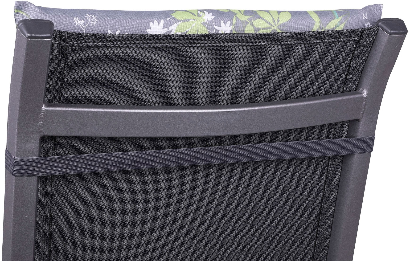 KONIFERA Liegenauflage The Botanist grau - Maße BxLxH ca.: 58 cm x 188 cm x 5 cm